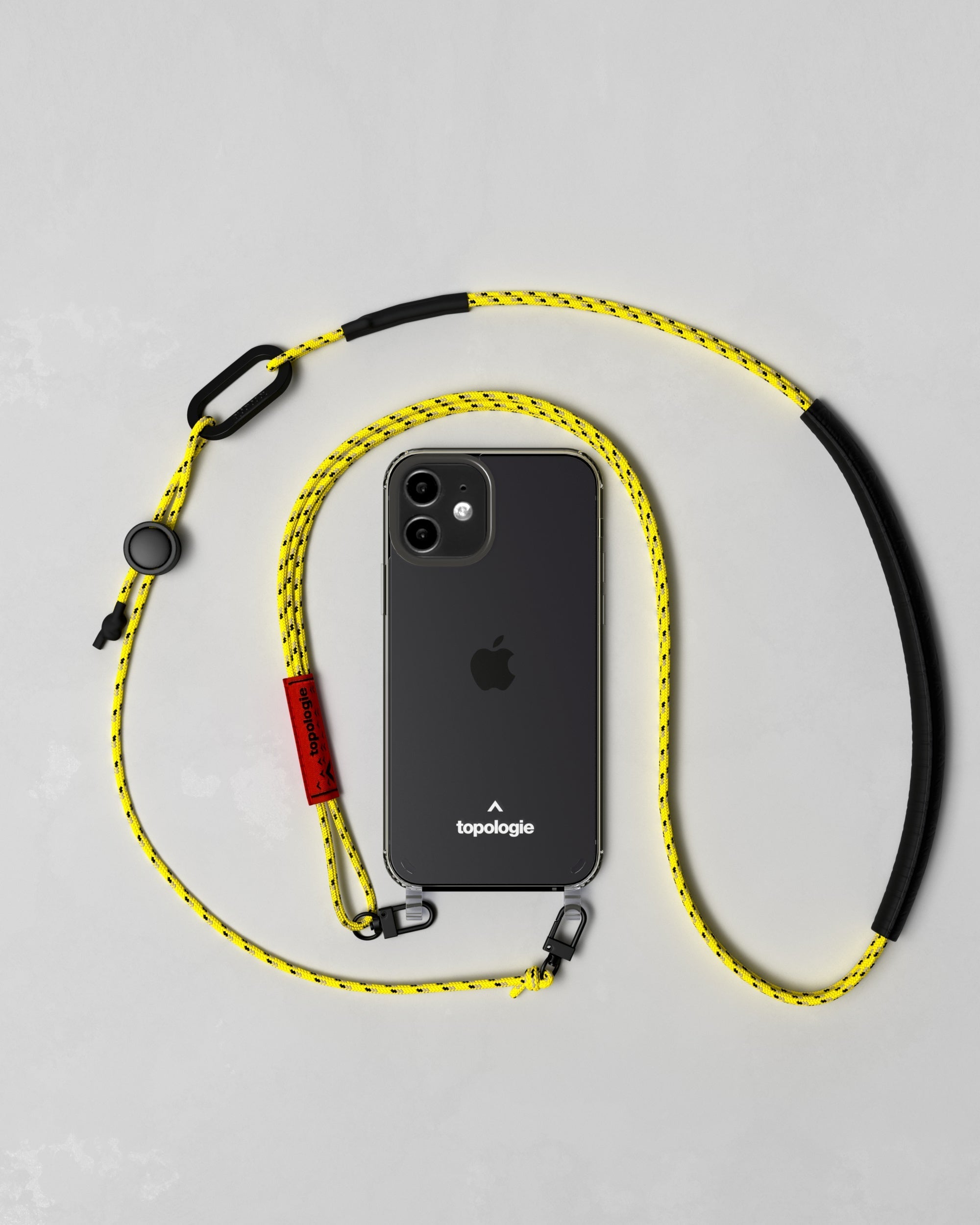 Verdon Phone Case / Clear / 3.0mm Tricord / Yellow Patterned