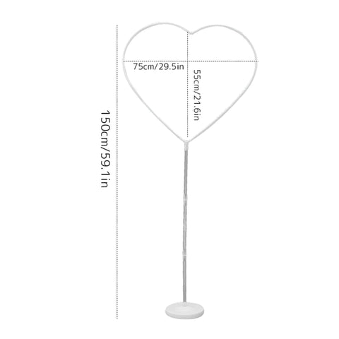 Heart Shape Balloon Stands Party Decor