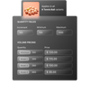 A seller applies quantity rules and volume pricing for a product.  Quantity rules help the seller set the increment value and the minimum and maximum number of products that can be sold. Volume pricing allows the seller to adjust prices based on the quantity bought.