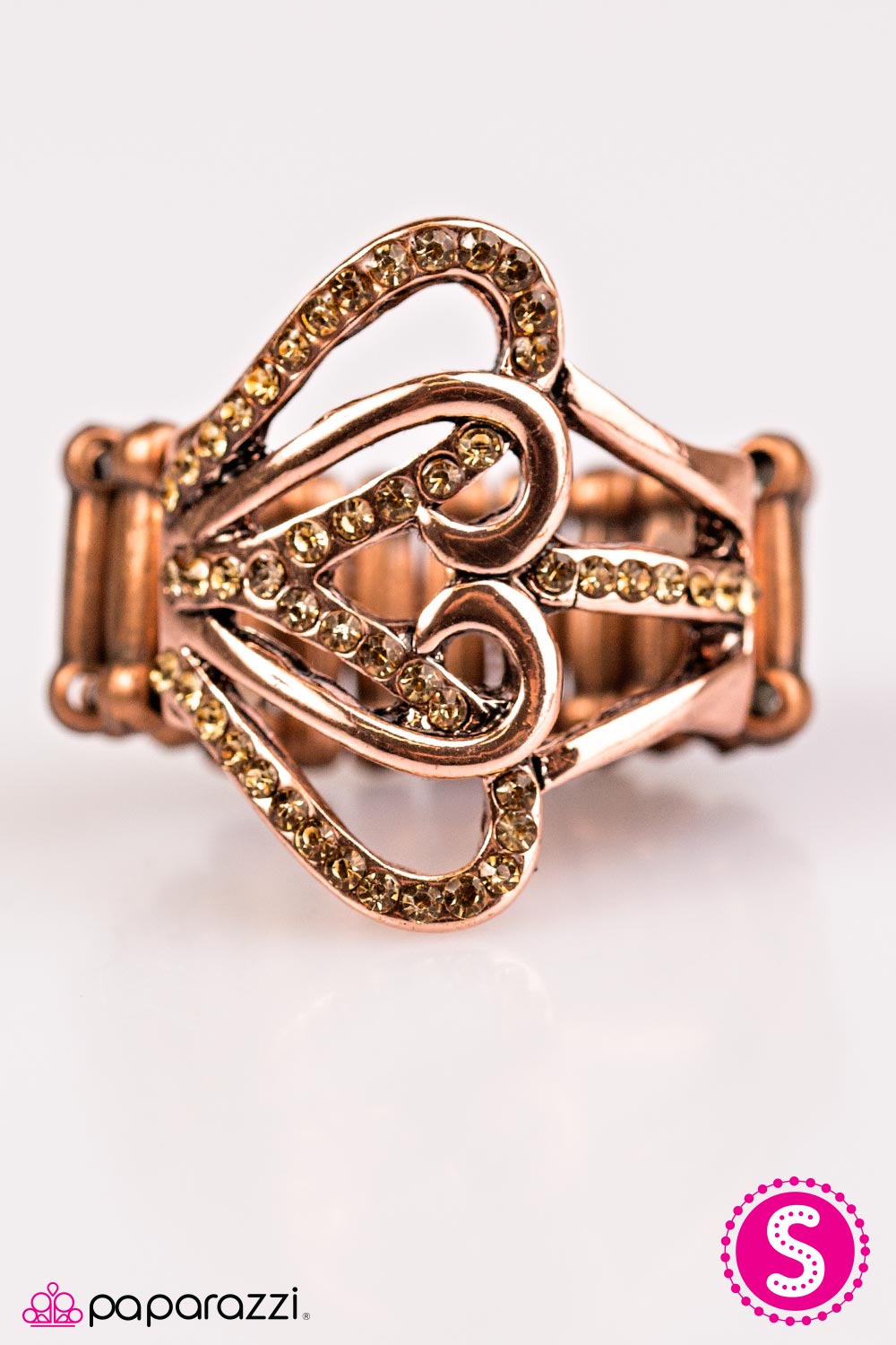 In The Wings - Copper Ring ✨ Paparazzi Accessories