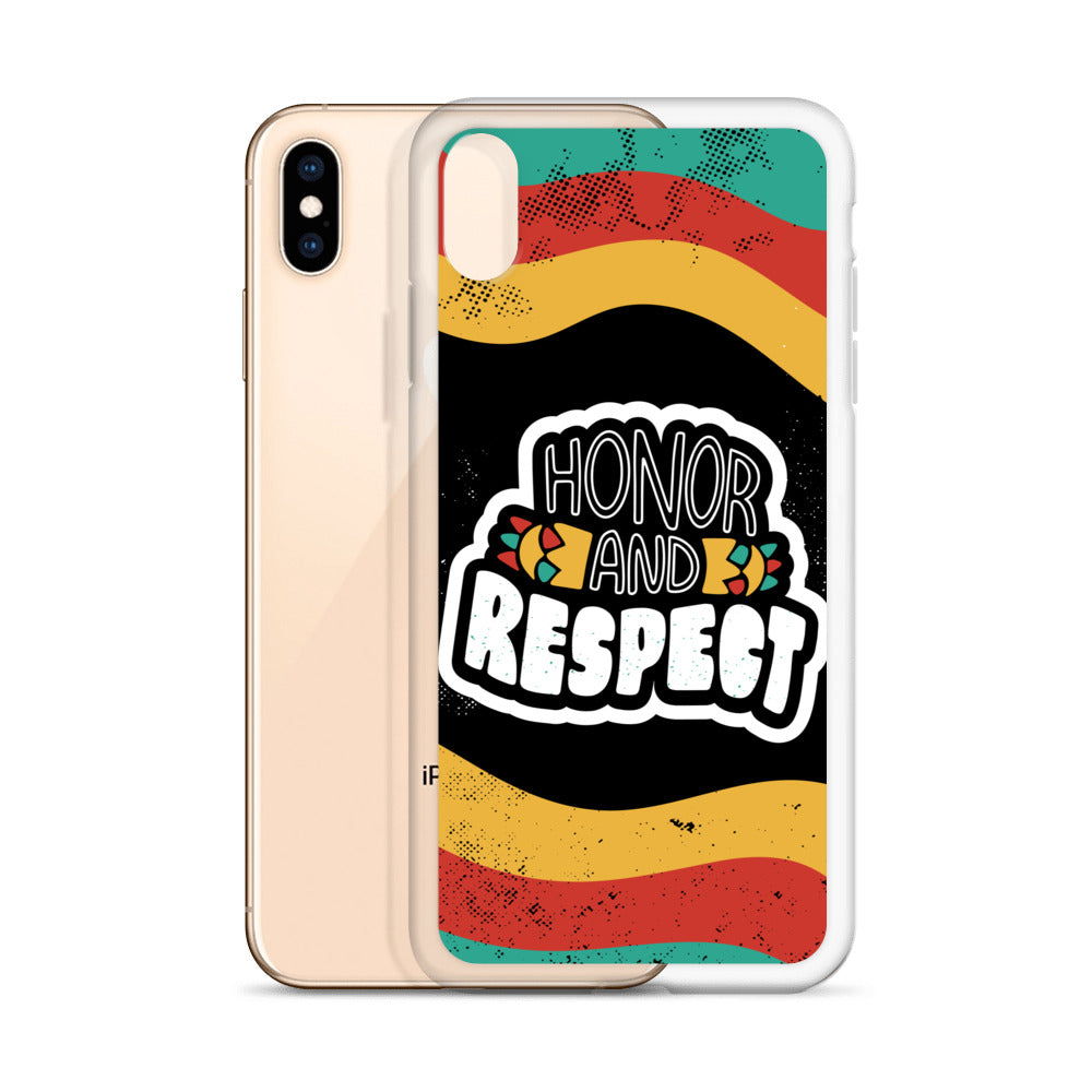 CASEGAGA Honor and Respect iPhone Case