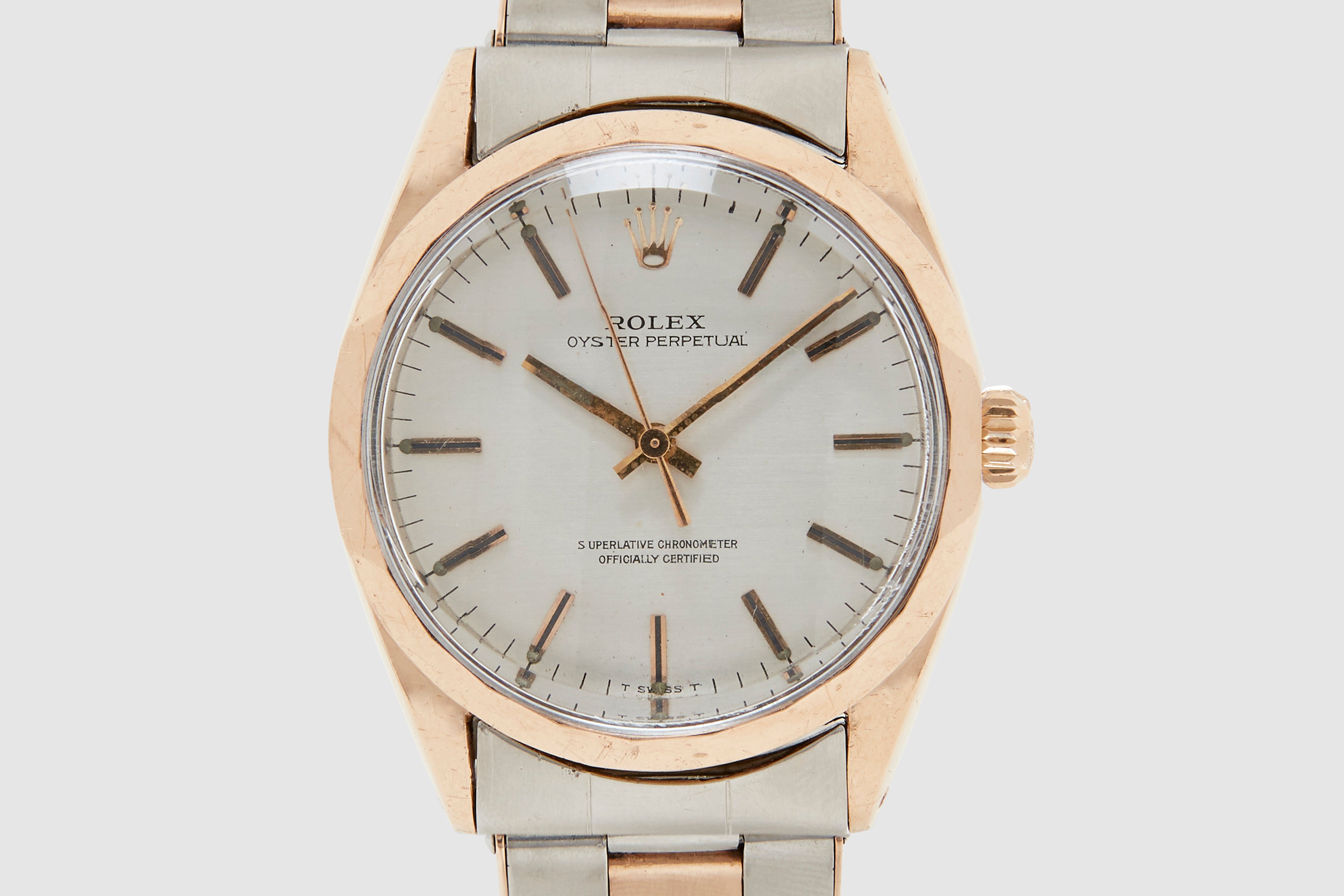 Rolex Oyster Perpetual Faceted Bezel with Papers 1968