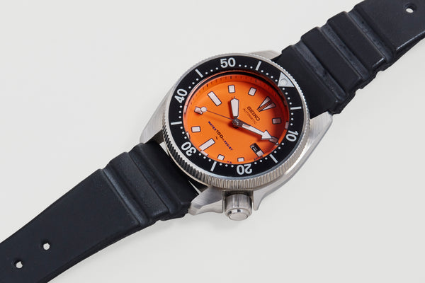 Orange Seiko Automatic 150M Dive Watch – Foundwell