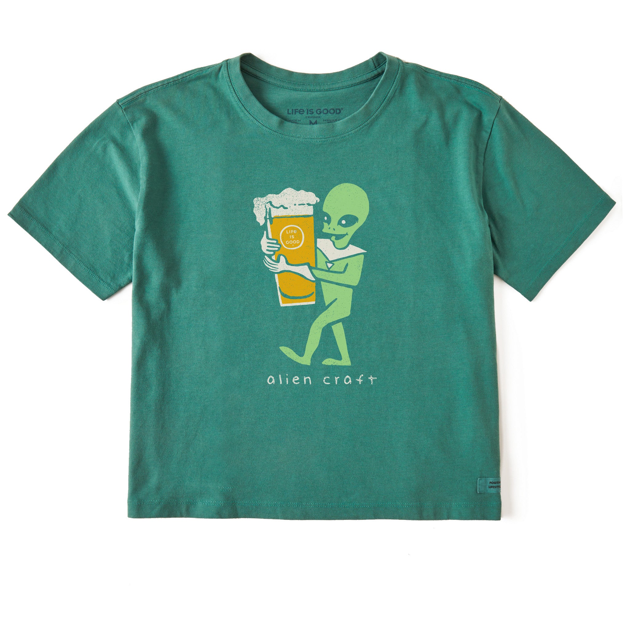 Product image for "Women's Alien Craft Beer Short Sleeve Crusher Boxy Tee" ||142705_1
