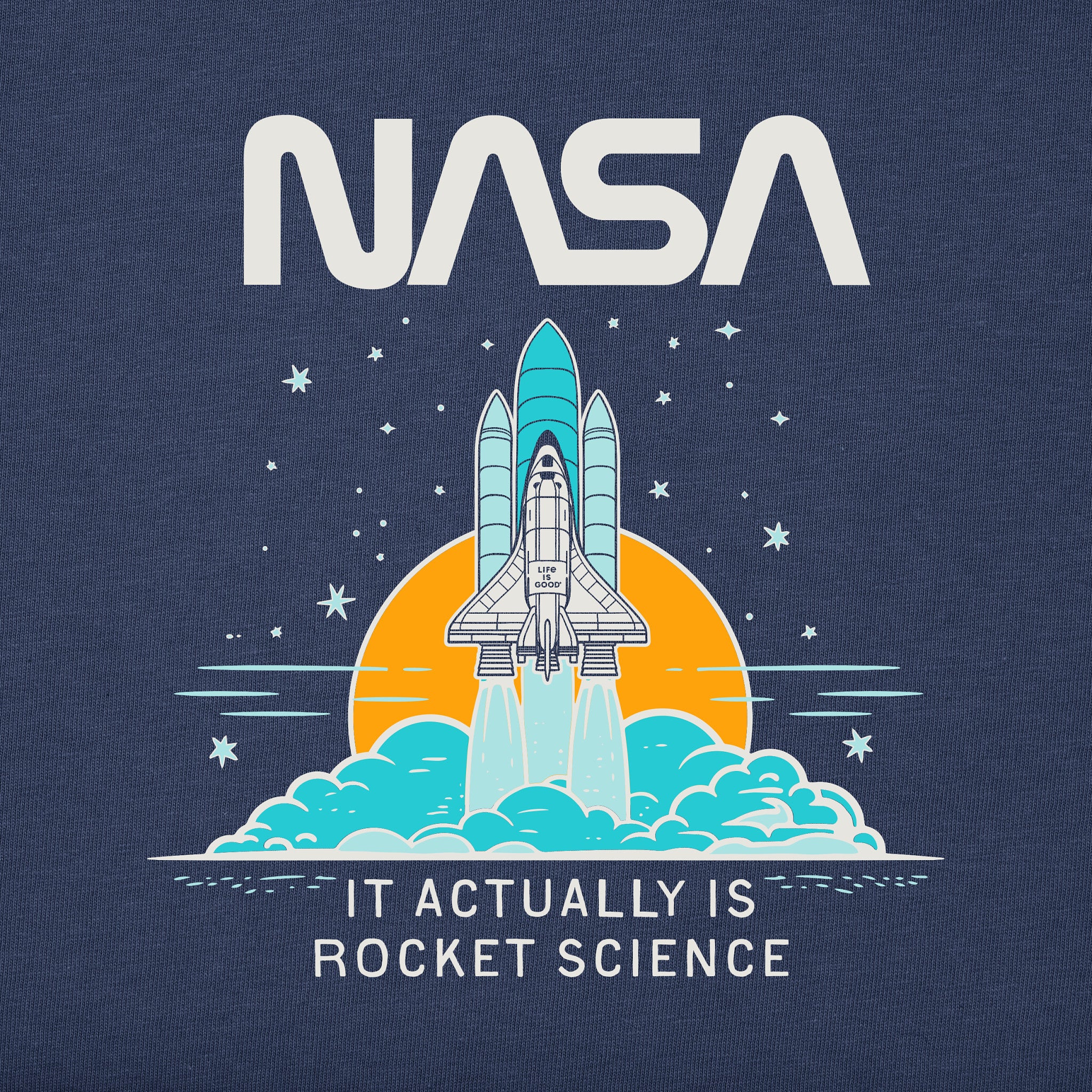 Product image for "Men's NASA Rocket Science Short Sleeve Crusher Tee" ||155071_2