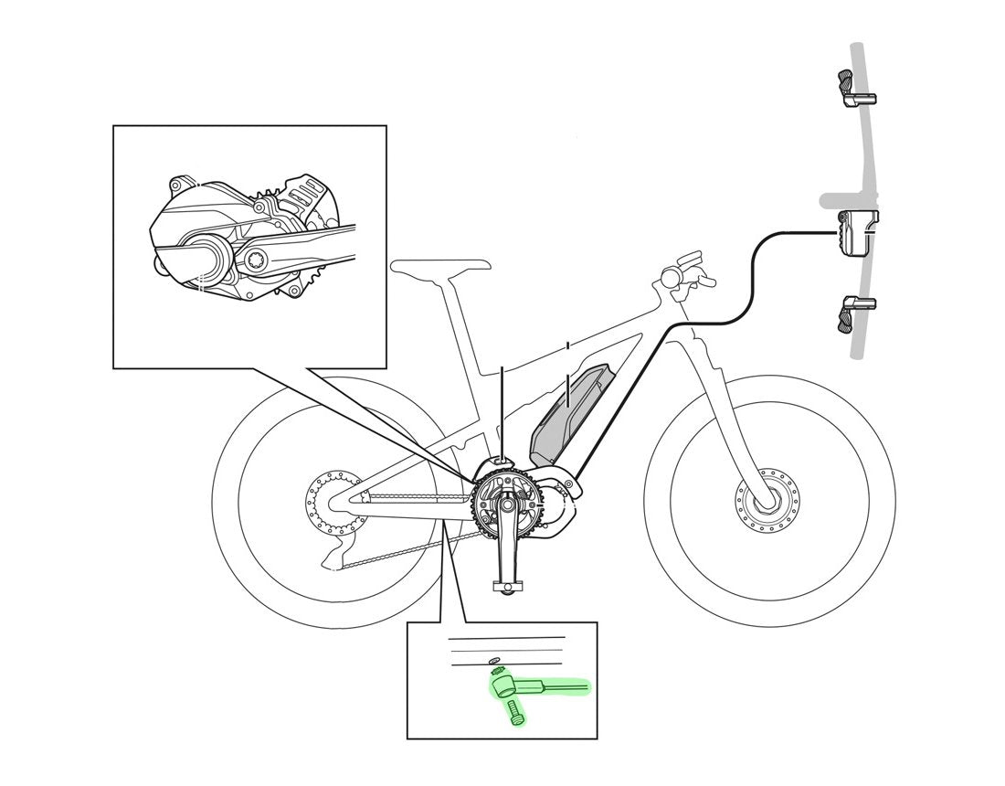 speed sensor shimano steps