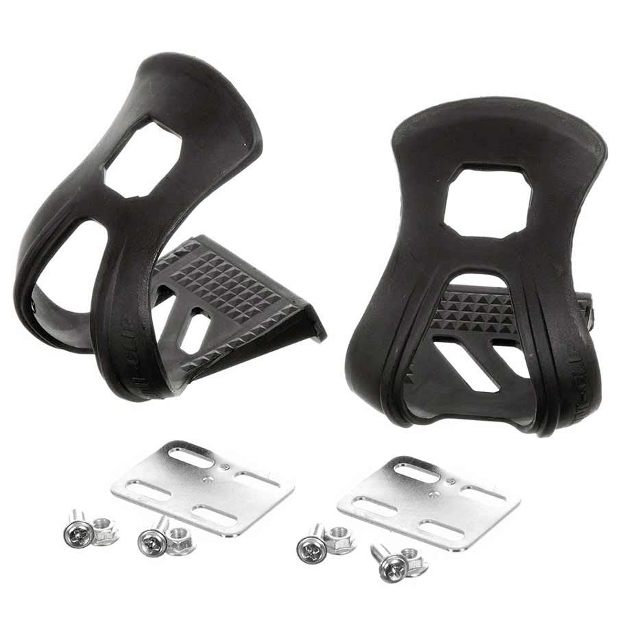 strapless toe clip pedals