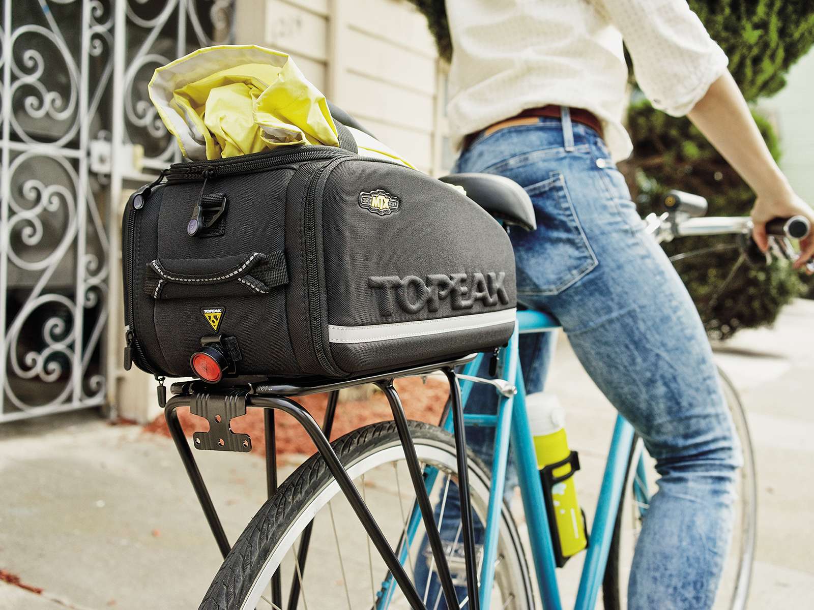 trunk bag with panniers