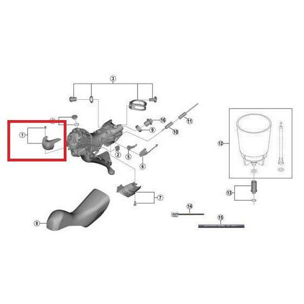 shimano shifter parts