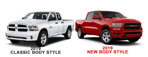 2019 Ram 1500 Classic Body VS New Body style