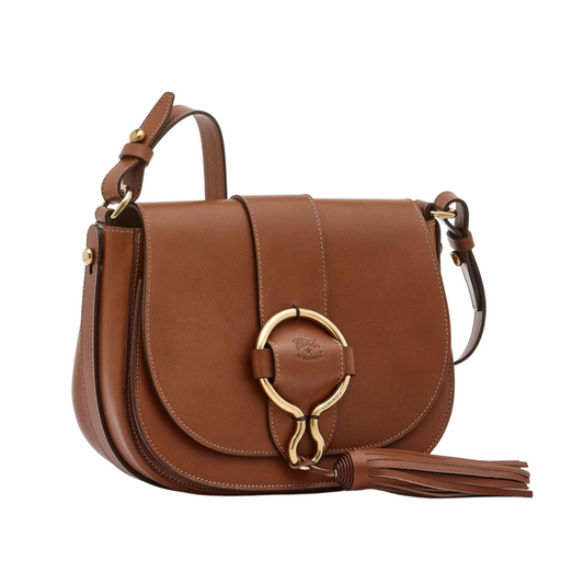 Fausta Medium  Women's crossbody bag in leather color natural – Il Bisonte