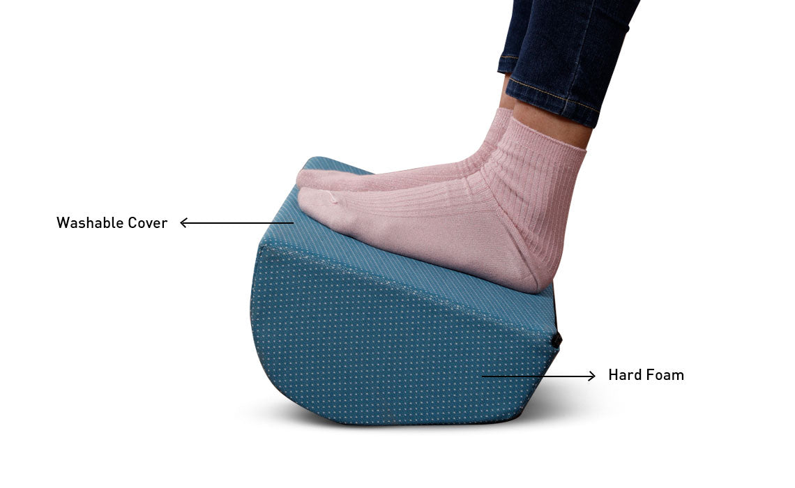 The Ottoman Chair by UrbanBed is specifically made to help its users relax while they are working. They can keep their feet on it. The ottoman cushion comes with several benefits. It helps improve blood circulation, reduces swollen feet or ankle, especially during pregnancy, and helps to recover leg injuries quickly. Whenever you feel tired of running around the whole day or just sitting at a desk for long, use this cushion and give your legs some rest. It is made up of High Resiliency Foam which makes it very durable. Its soft knitted fabric makes it dust resistant. Order this ottoman now from our website and get it delivered to your doorstep without any free of cost.