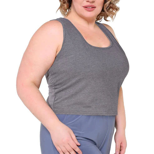 3 Pieces Basic Plus Size Tank Tops for Women