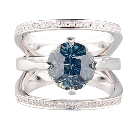 Sonia Acute + Minimalist Sapphire Ring Set