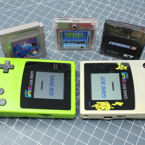 Freckle Shack vs. McWill Game Boy Color LCD Battery Life Test