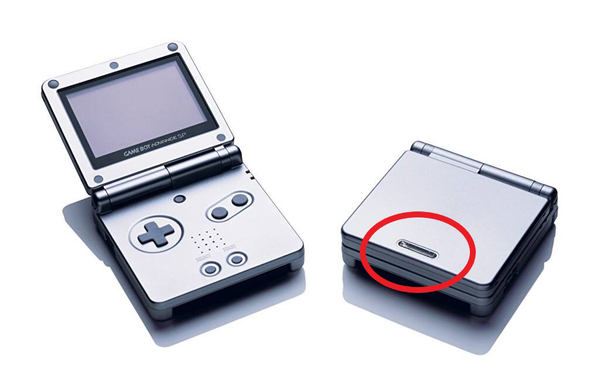 Game Boy Advance SP LCD Kit and Lens - Cloud Version