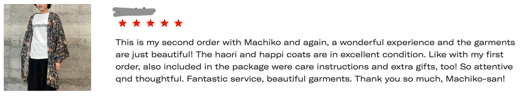 machiko kimono reviews