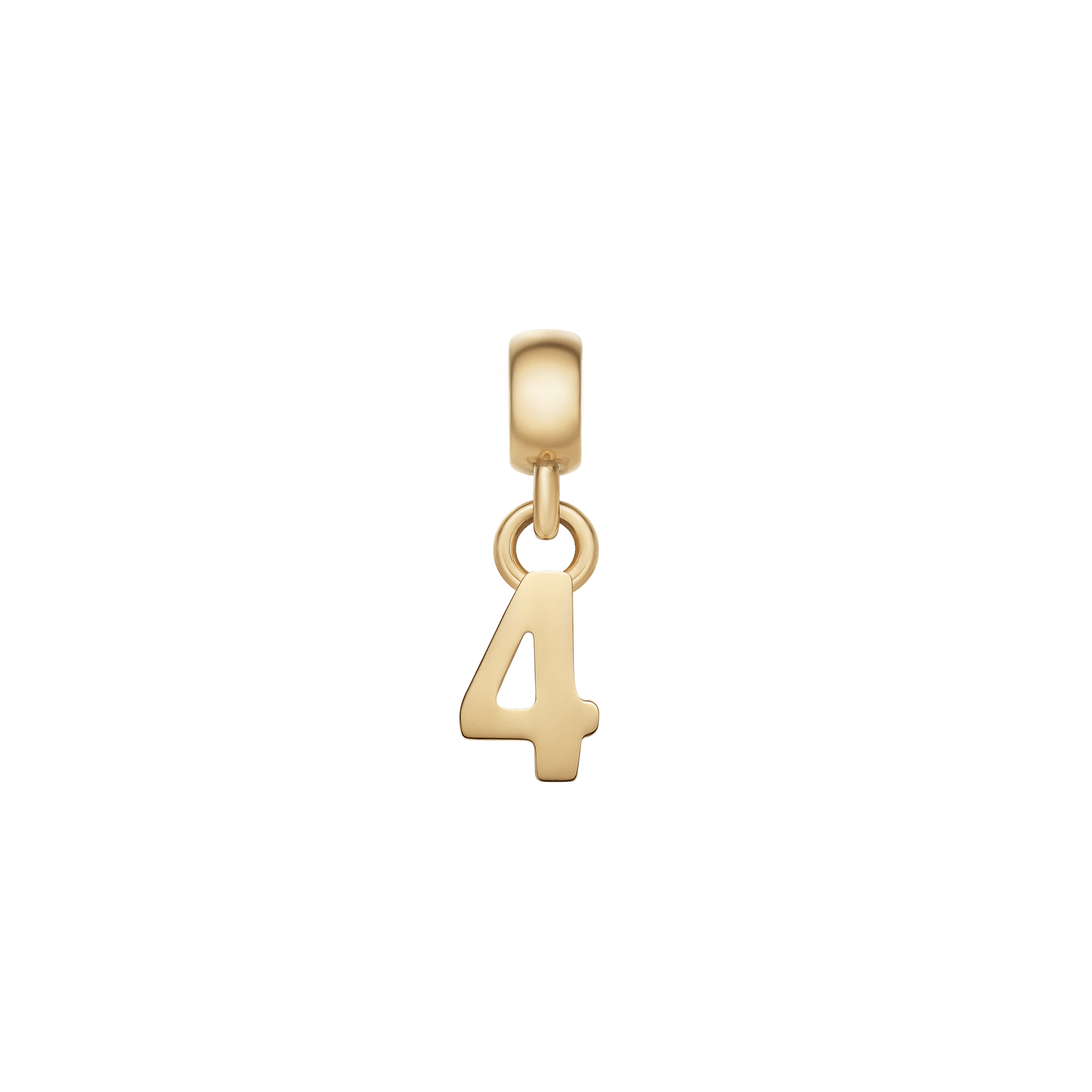 Daniel Wellington DW Charm Number 4 Gold