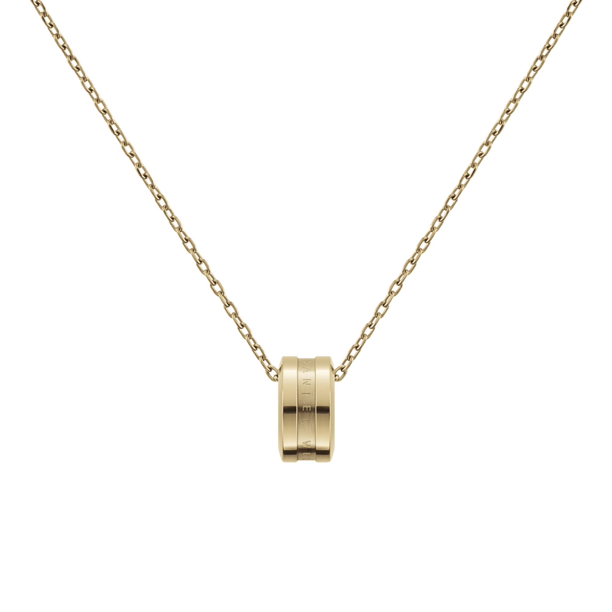daniel wellington dw elan necklace 45-49cm gold