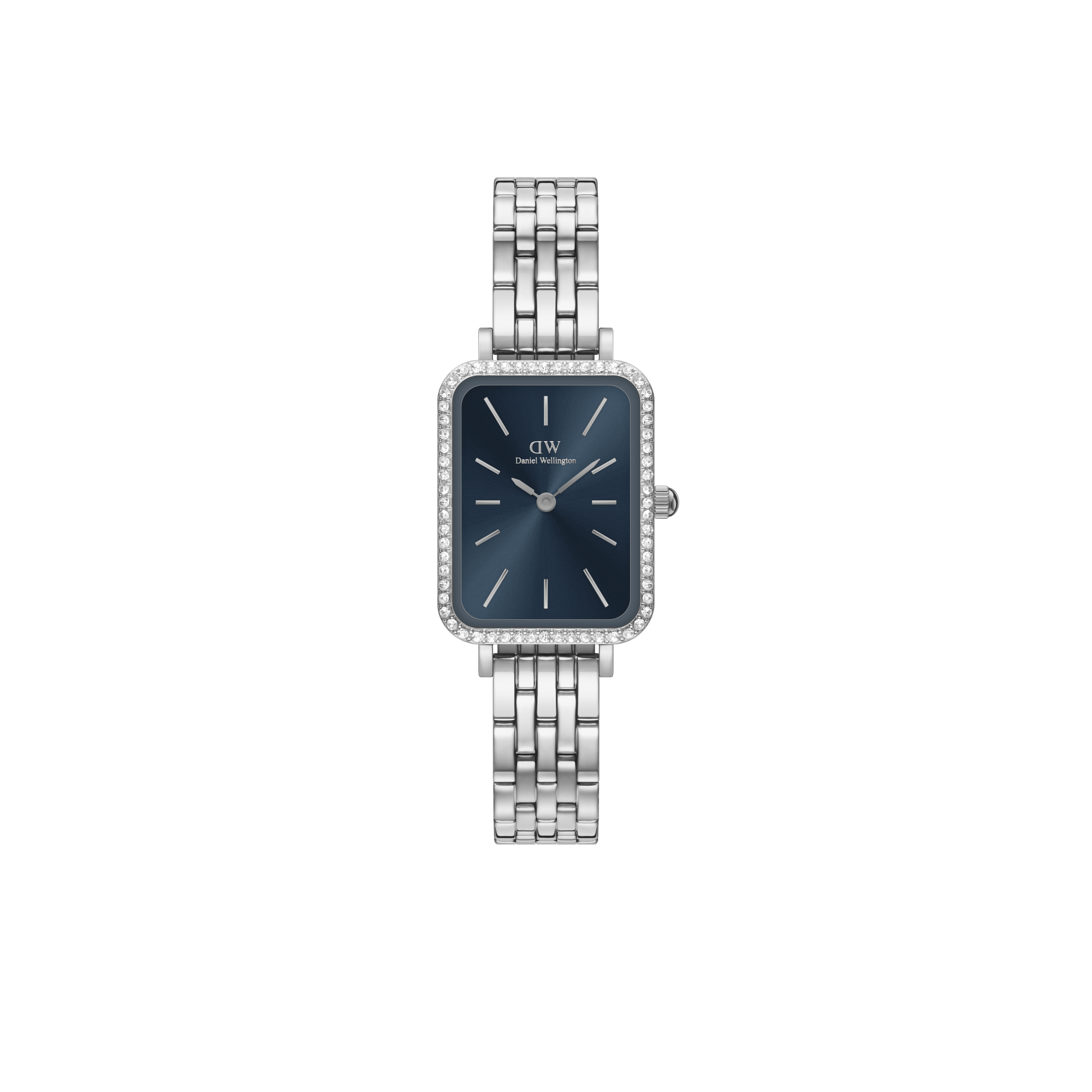 Bilde av Daniel Wellington Dw Watch Quadro Lumine Bezel 5-link Arctic S 20x26mm Silver