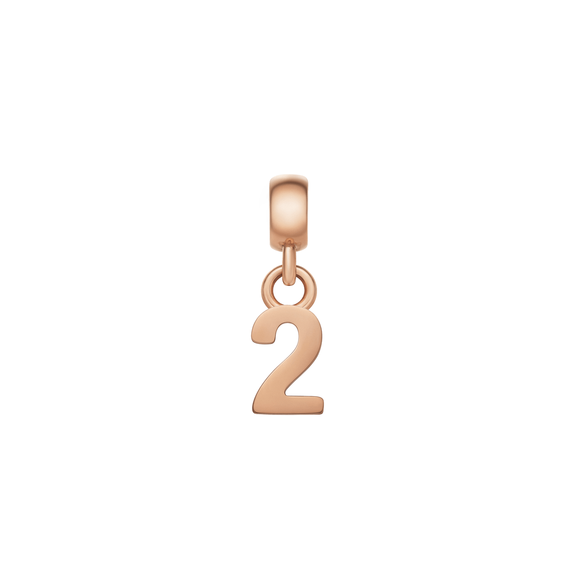 Daniel Wellington DW Charm Number 2 Rose Gold