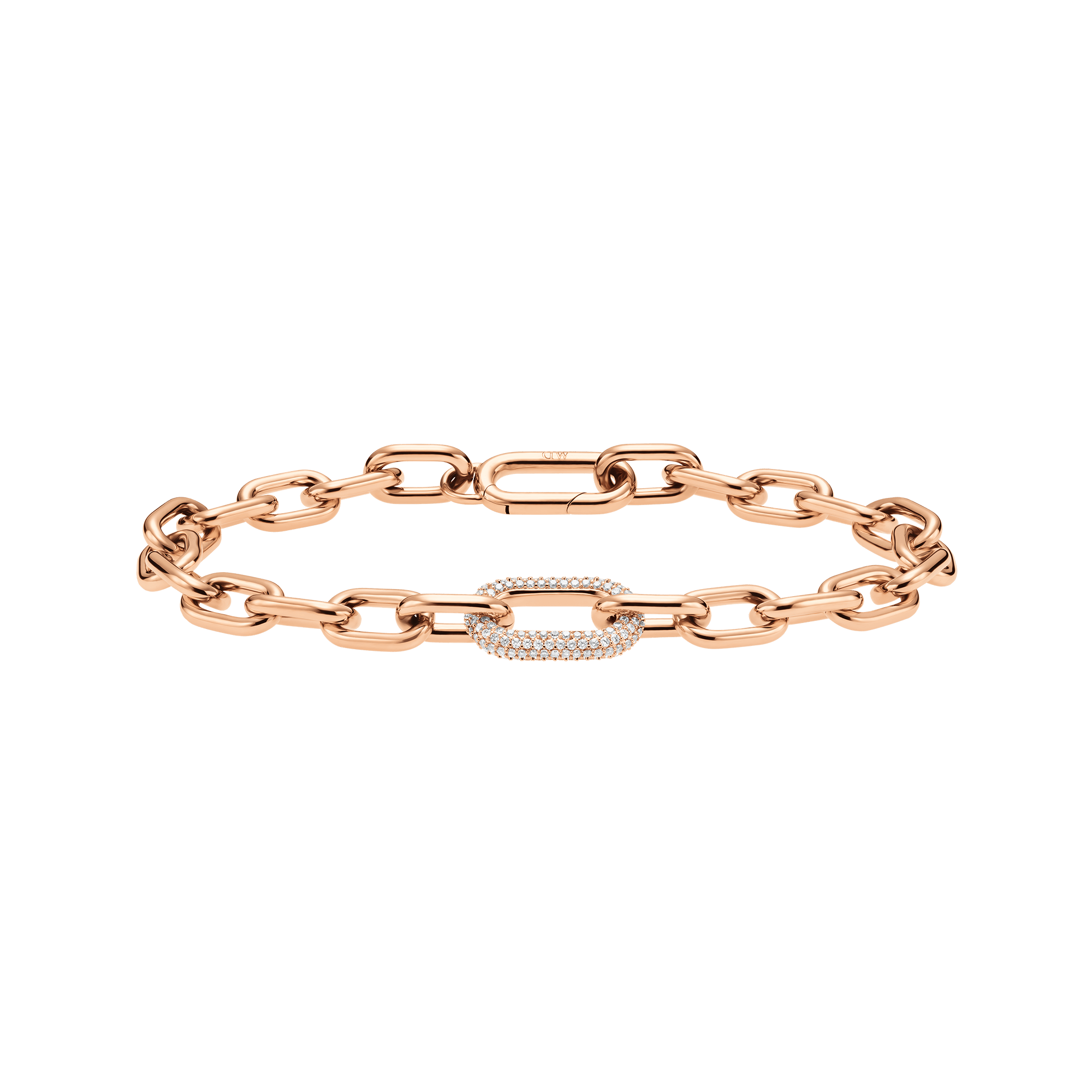Daniel Wellington Crystal Link Bracelet Rose Gold