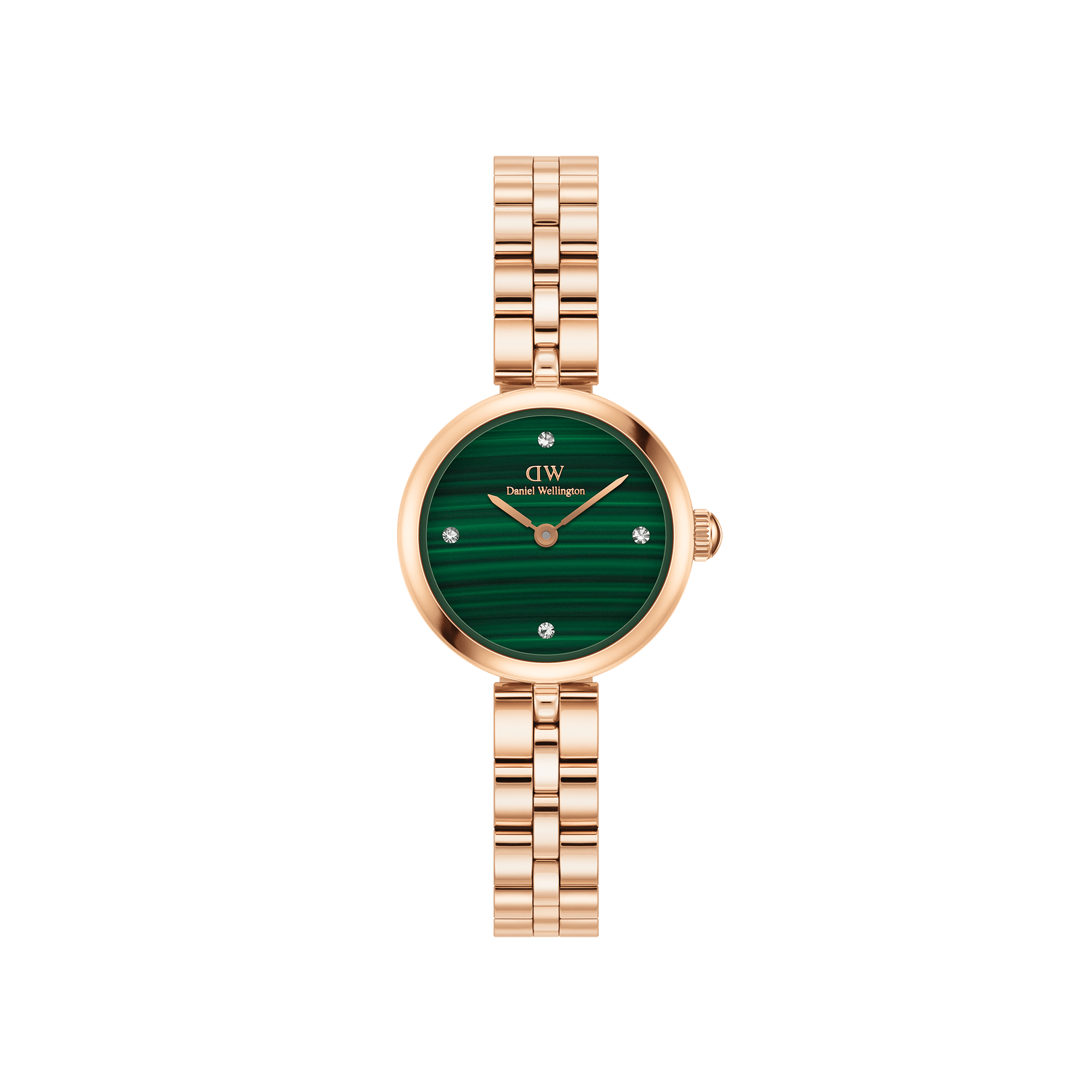 Bilde av Daniel Wellington Dw Watch Elan Lumine Malachite Rose Gold 22mm