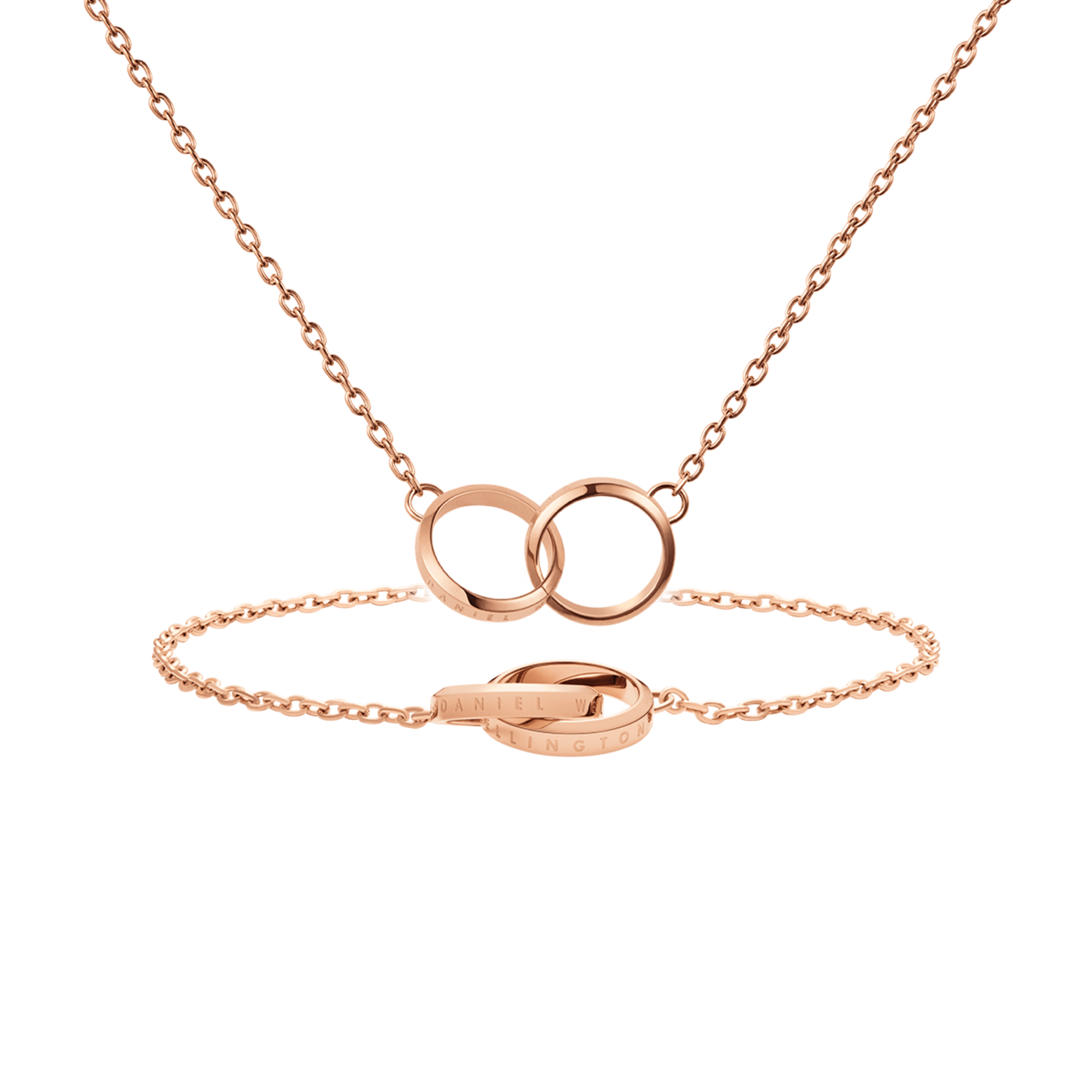 Daniel Wellington Elan Unity Necklace + Bracelet RG