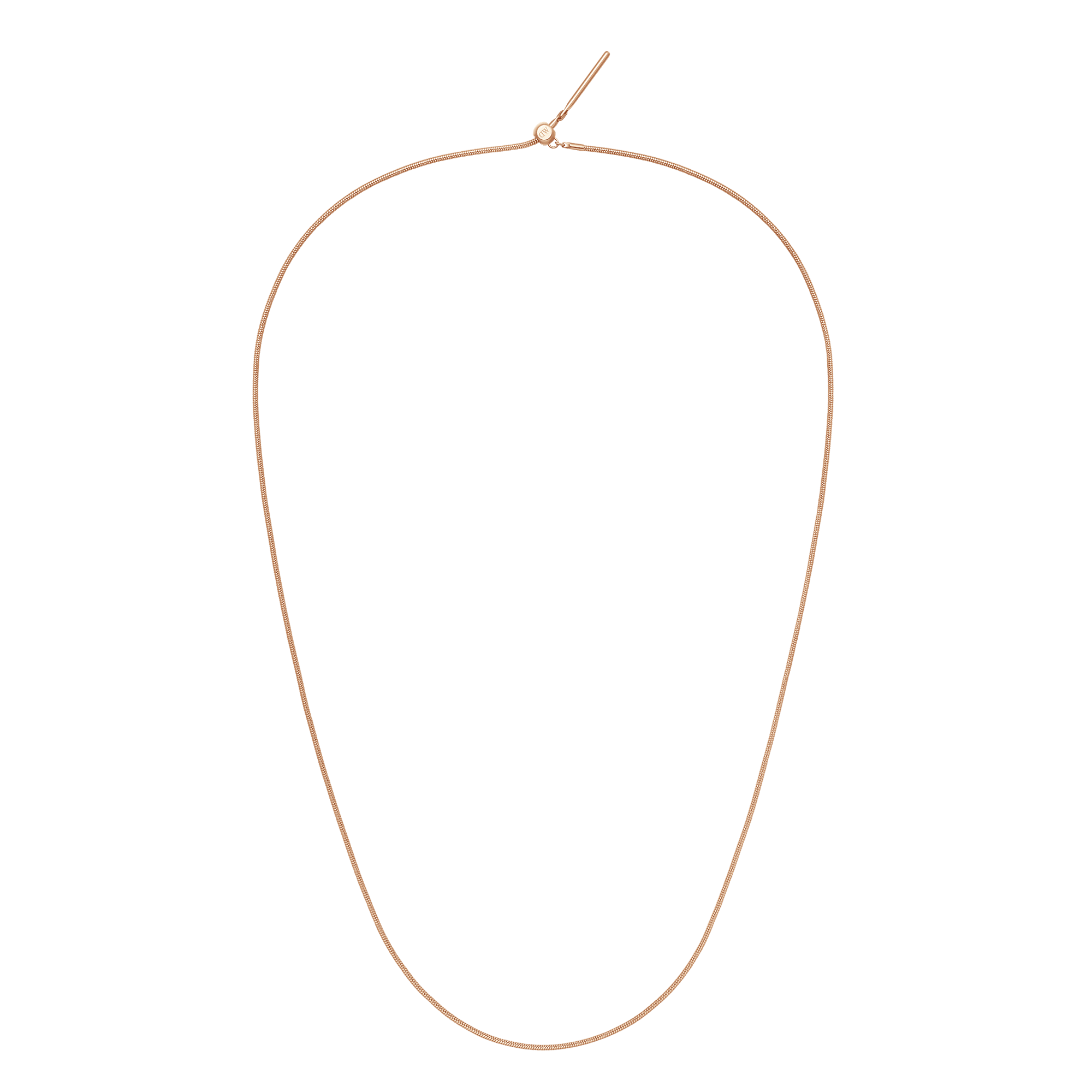 Daniel Wellington DW Charm Snake Necklace < 50 cm Rose Gold