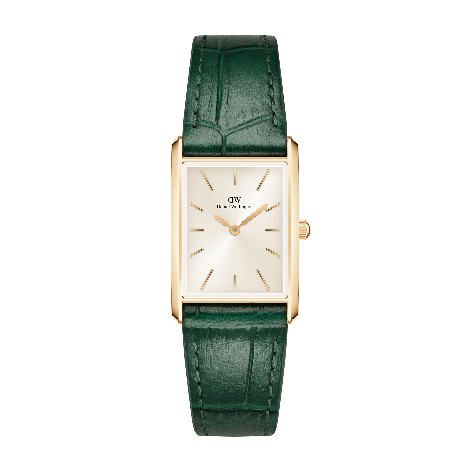 Bilde av Daniel Wellington Dw Watch Bound Crocodile Champagne Sunray Gold 32x22mm