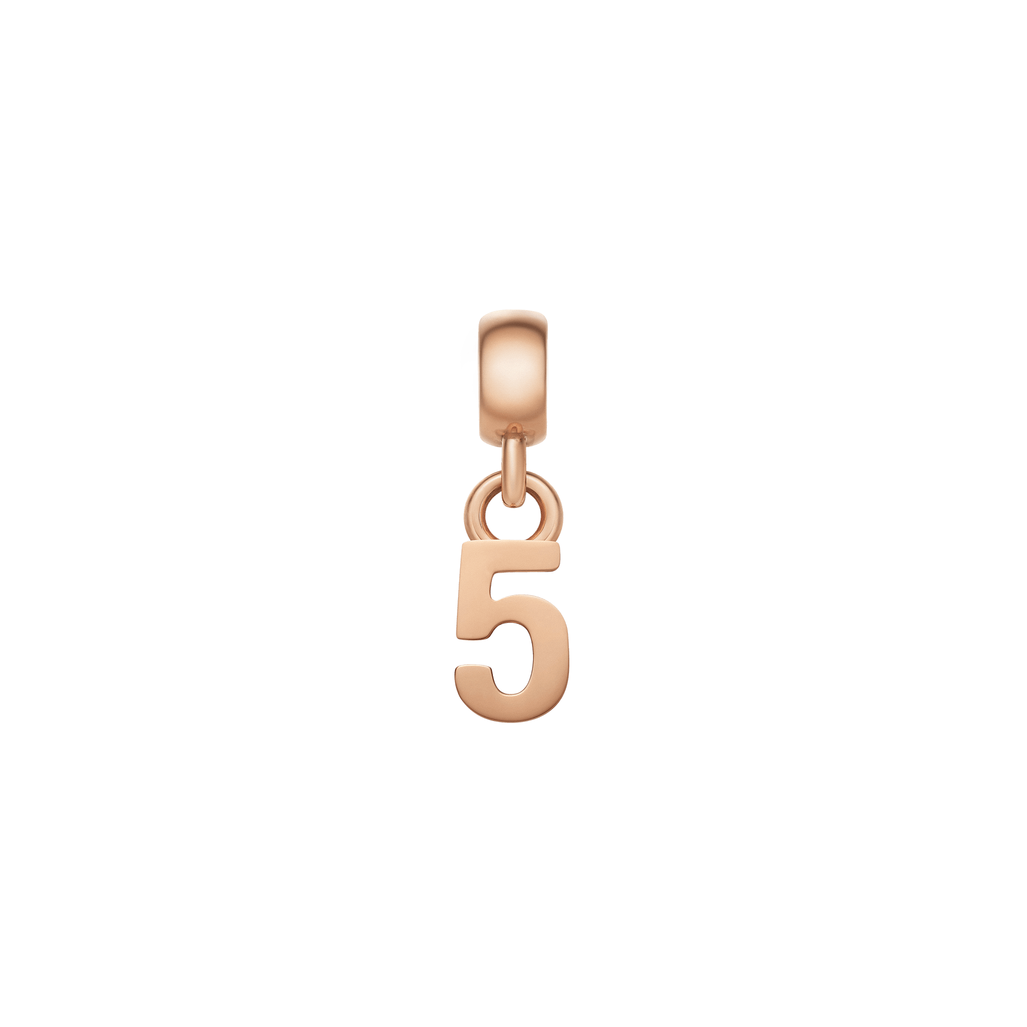 Daniel Wellington DW Charm Number 5 Rose Gold