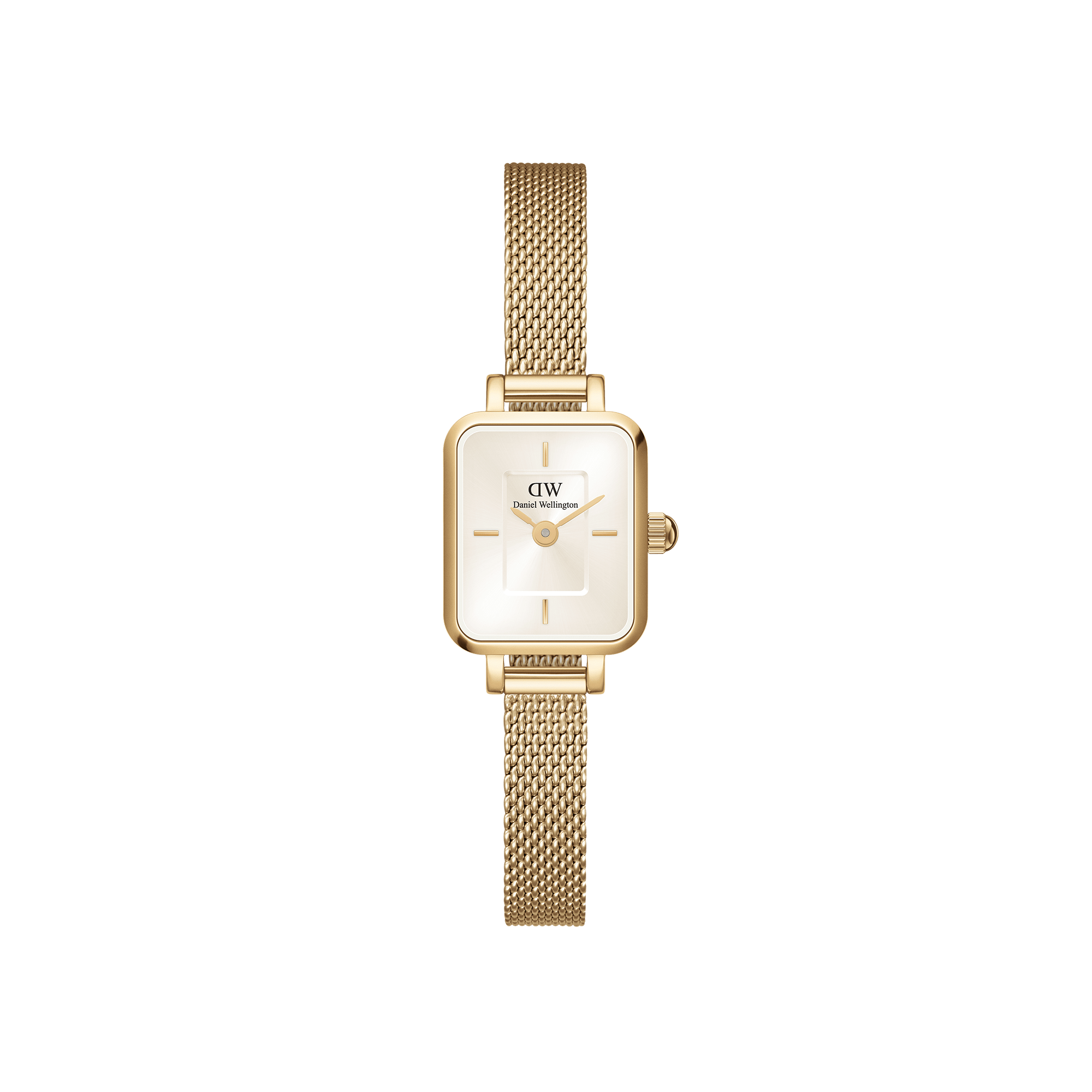 Bilde av Daniel Wellington Dw Watch Quadro Mini Evergold Gold Champagne 15.4x18.2mm