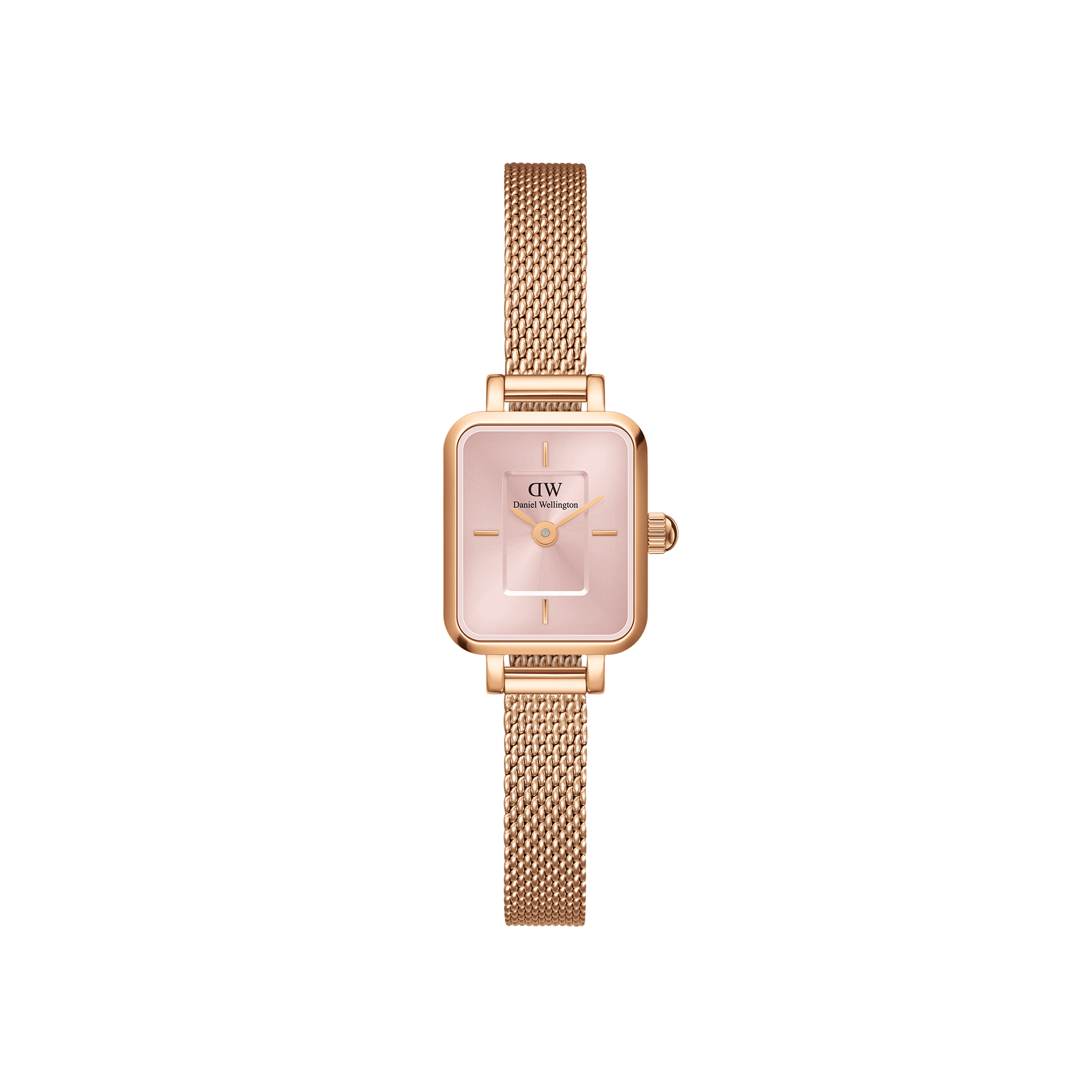 Daniel wellington dw klocka quadro mini melrose rose gold blush 15.4x18.2mm