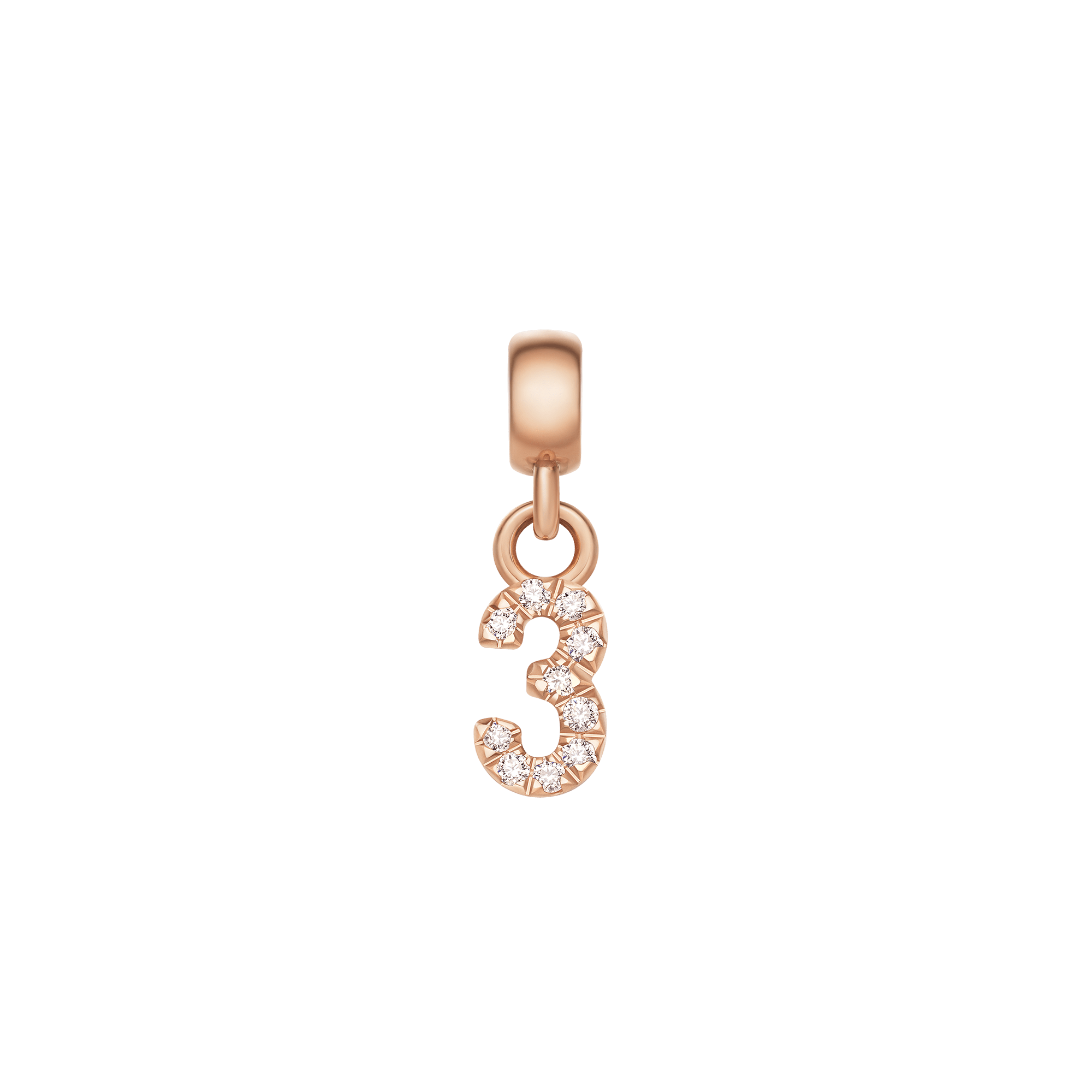 Bilde av Daniel Wellington Dw Charm Number 3 Rose Gold