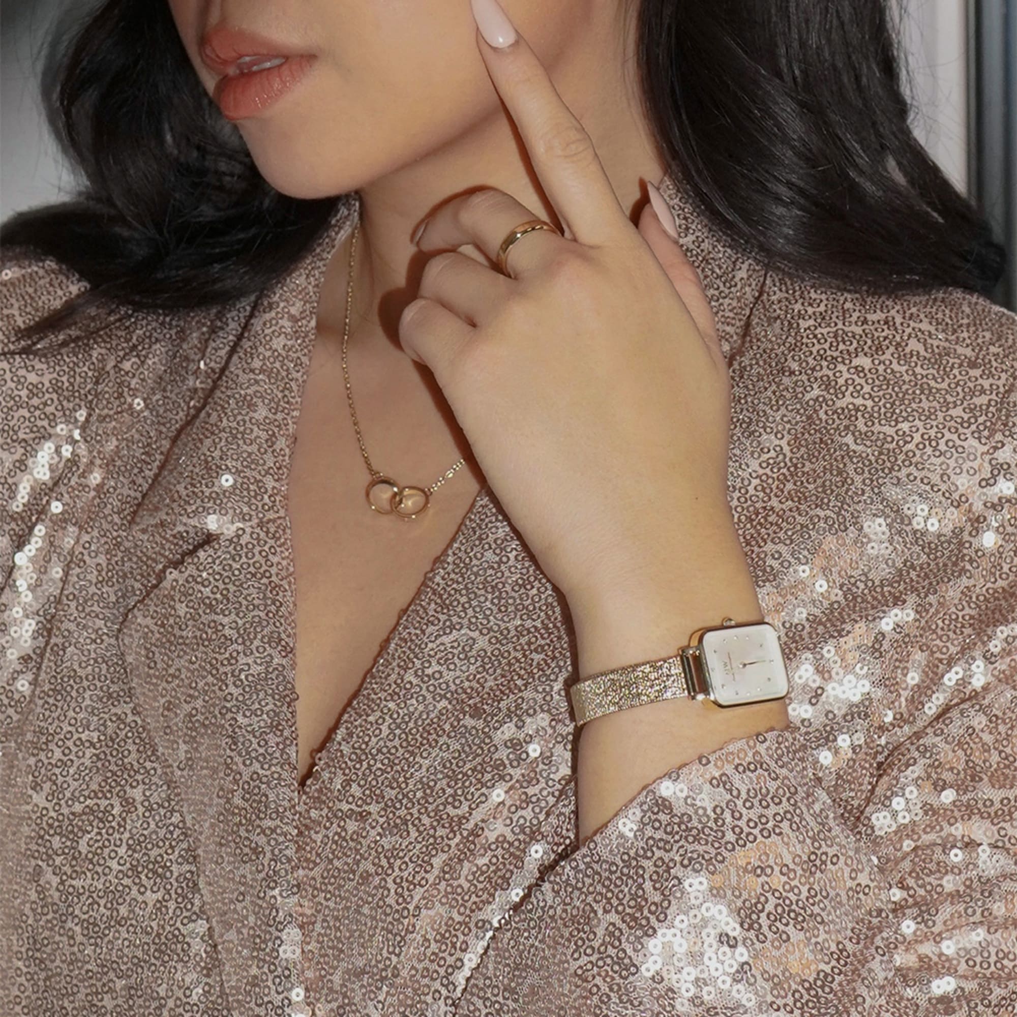 Jewellery - Elan Unity bracelet in rose gold - 165mm | DW