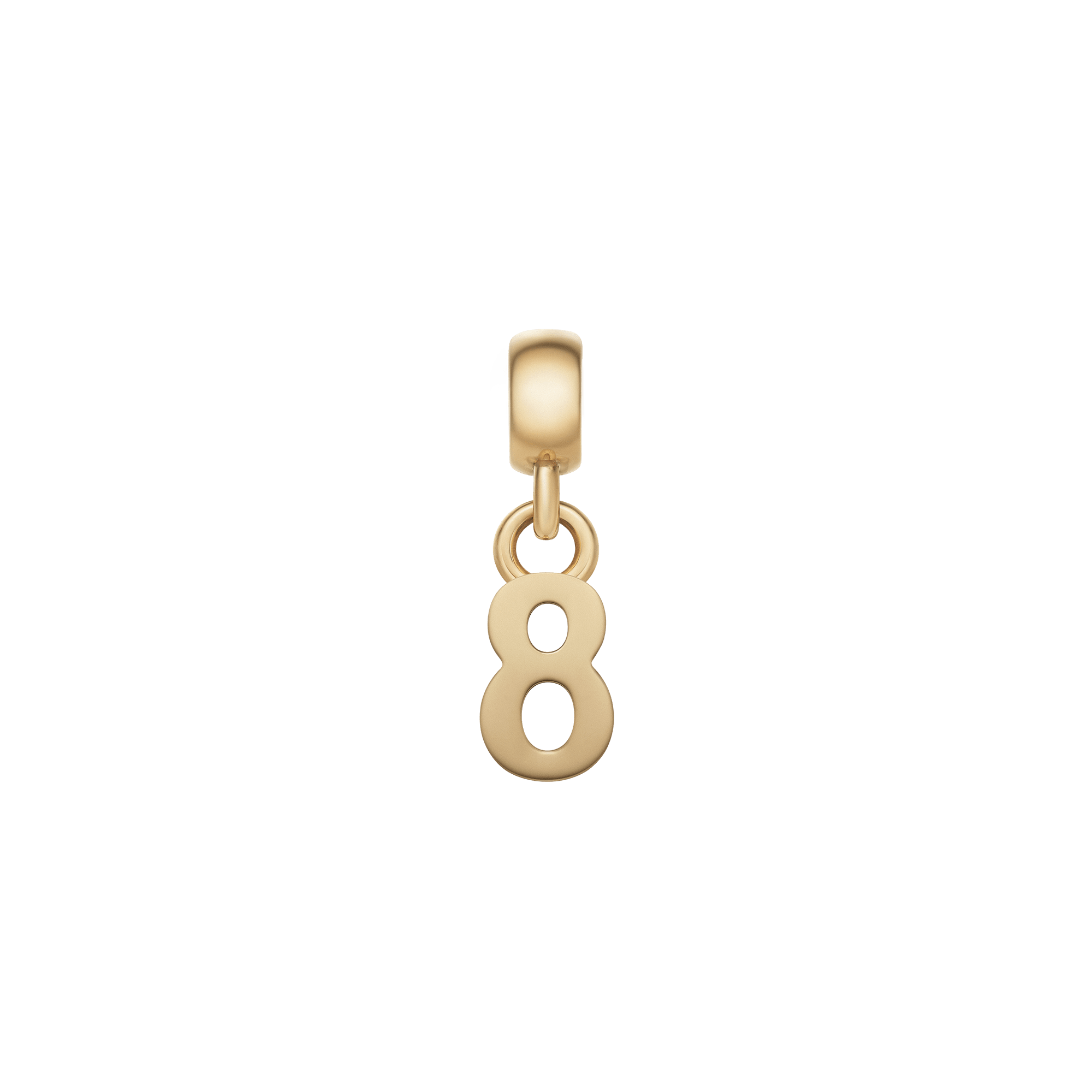 Daniel Wellington DW Charm Number 8 Gold