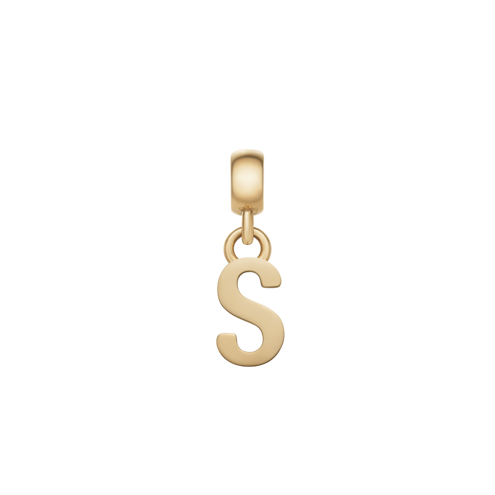 Letter Charm Gold