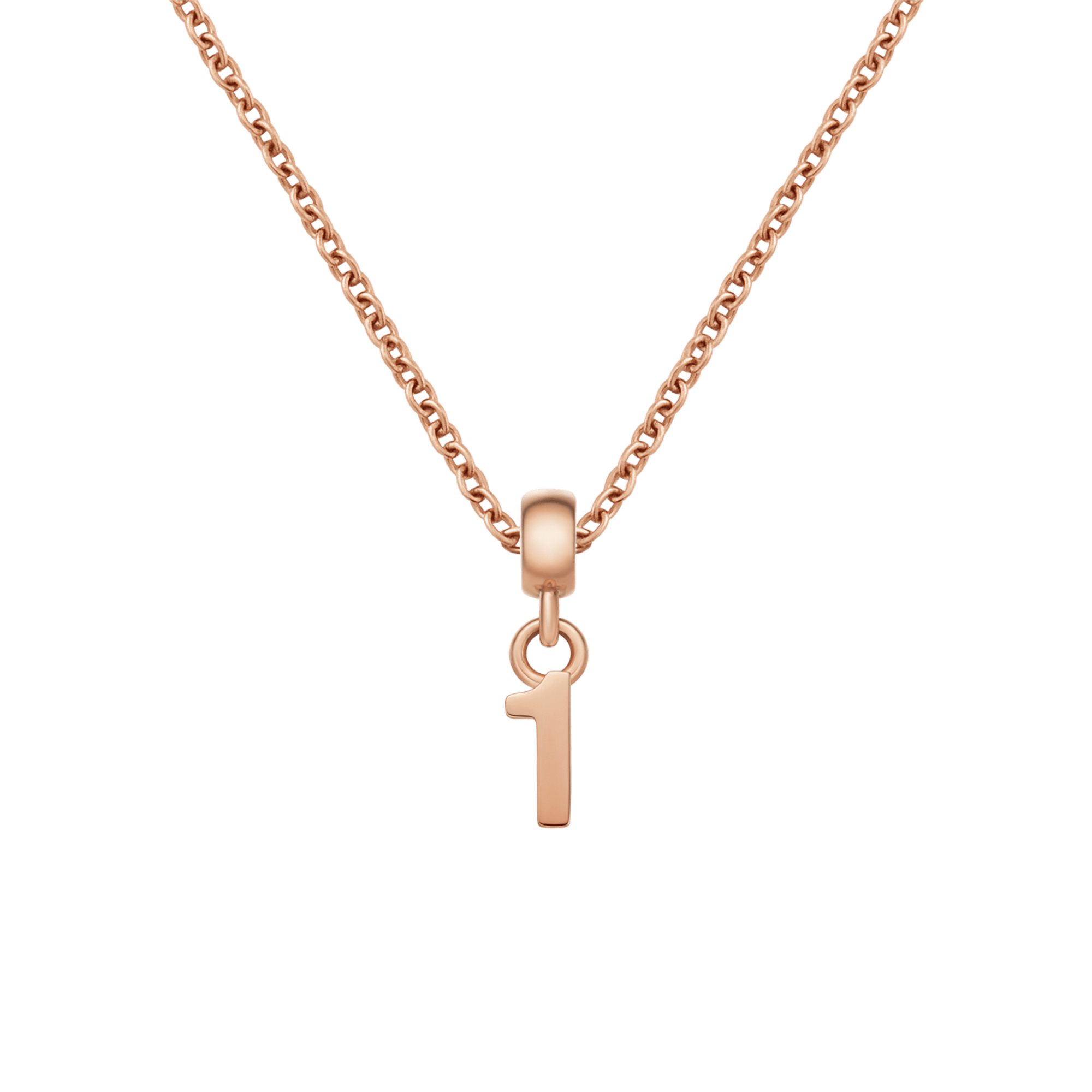 Daniel Wellington Chain Necklace + Number Charm