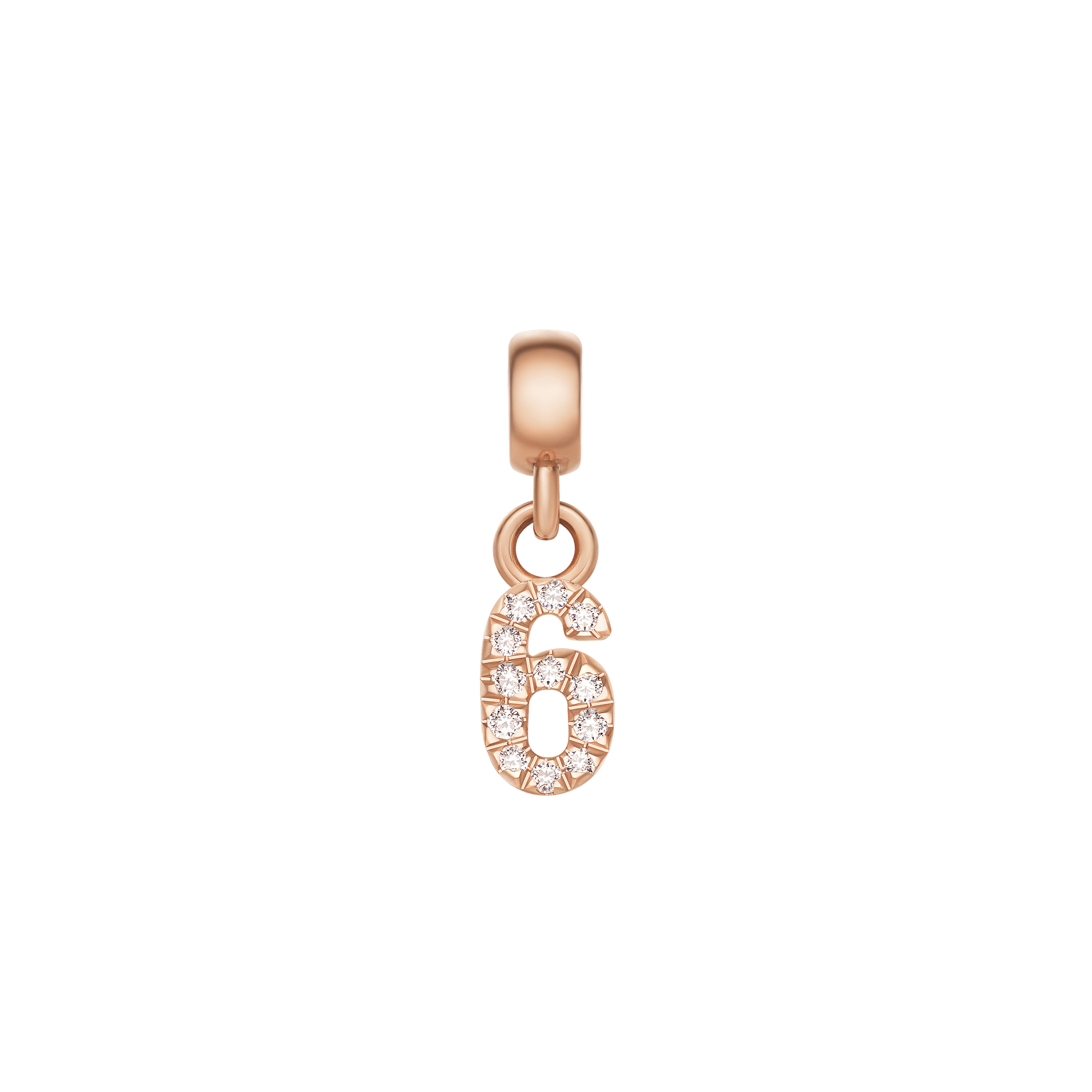 Bilde av Daniel Wellington Dw Charm Number 6 Rose Gold