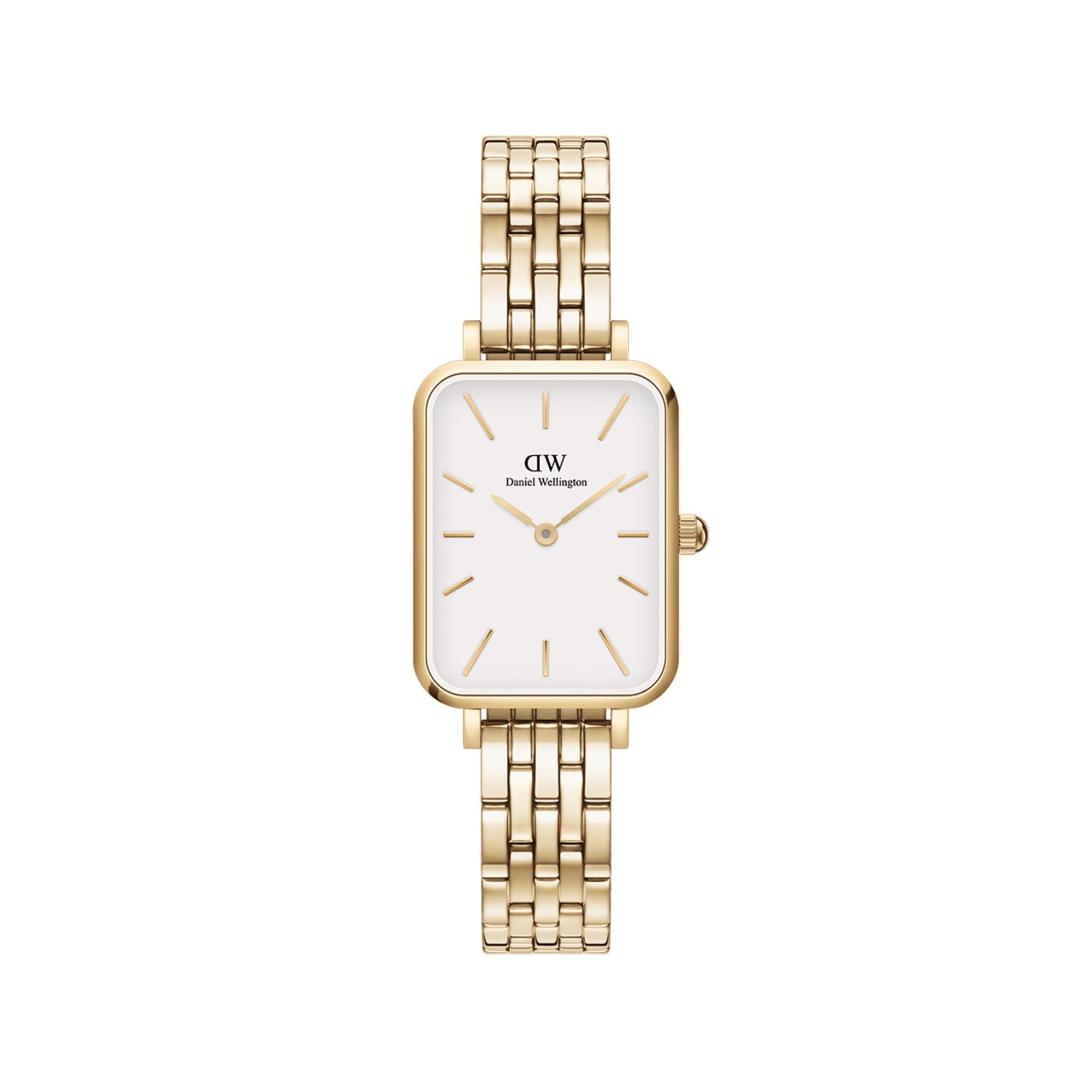 Bilde av Daniel Wellington Dw Watch Quadro 5-link Evergold 20x26mm Gold