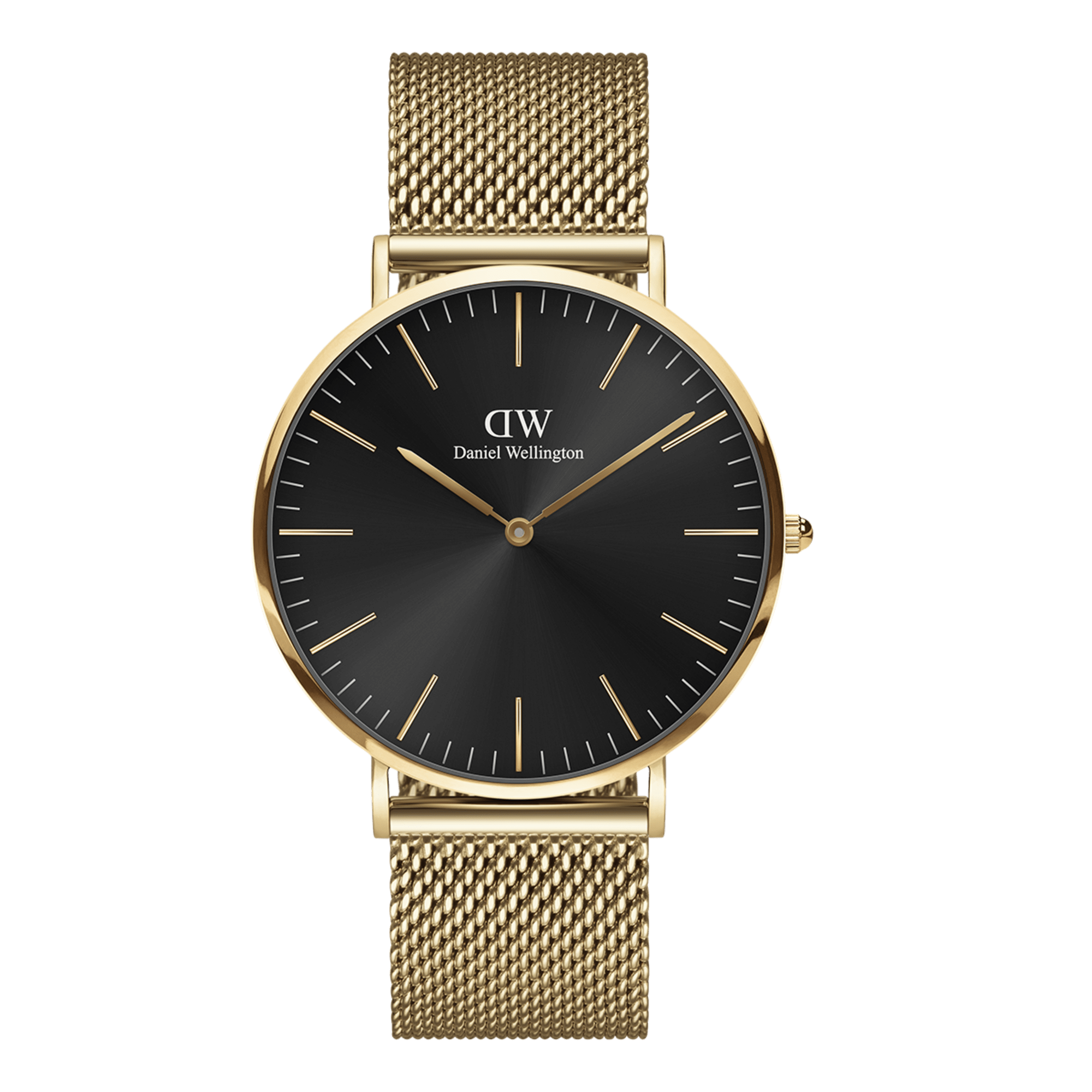 Bilde av Daniel Wellington Dw Watch Classic Mesh Onyx 40mm Gold