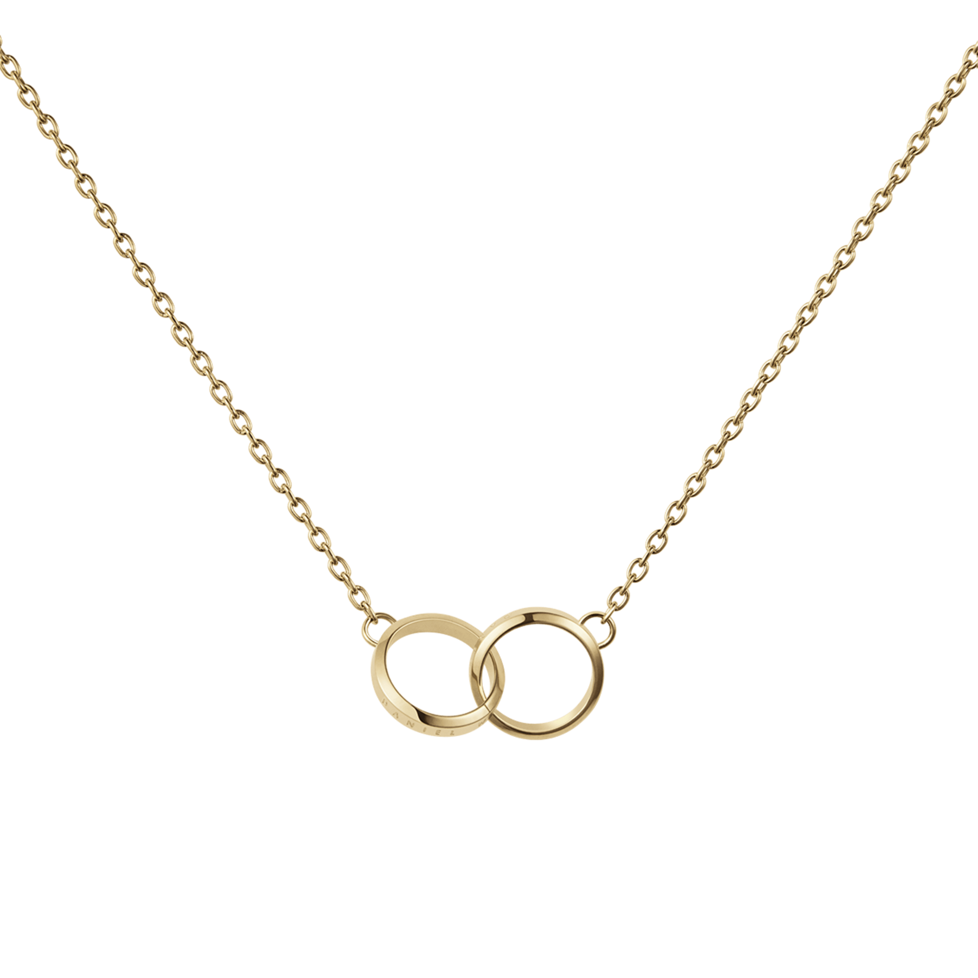 daniel wellington dw elan unity necklace one size gold