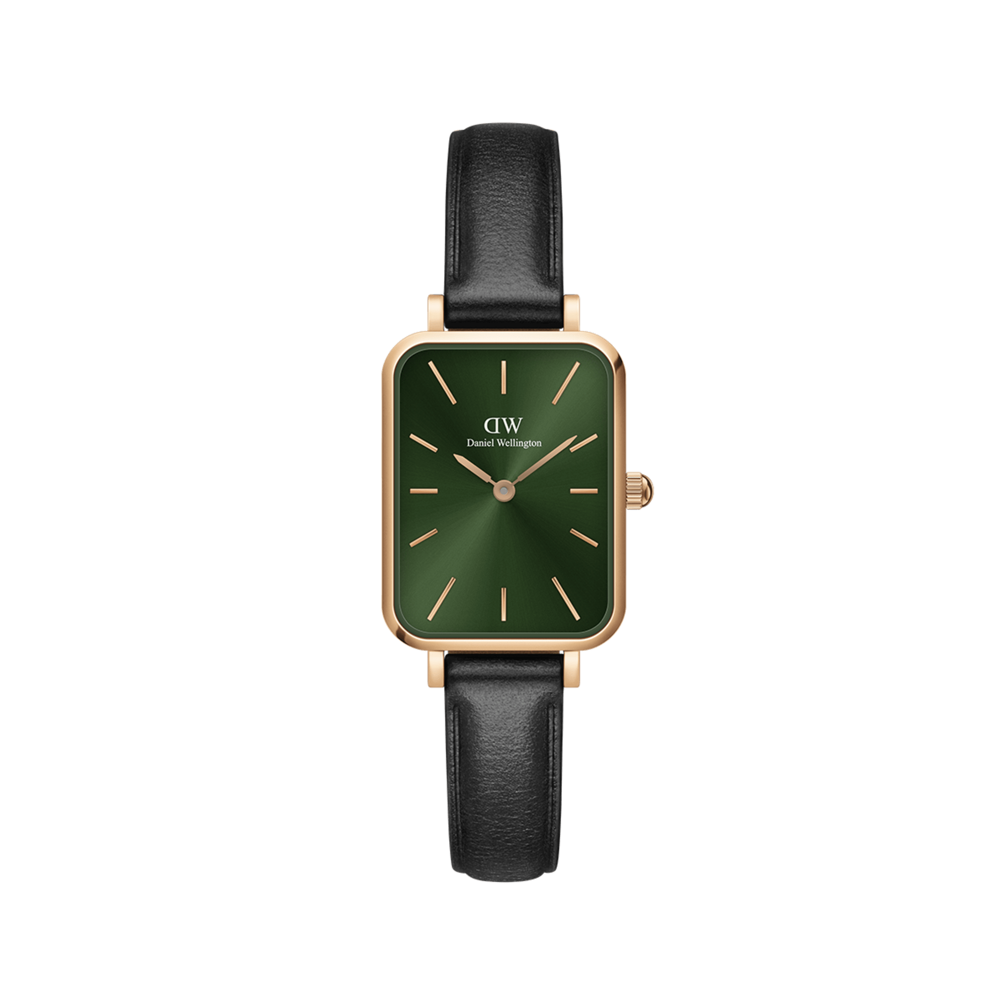 Bilde av Daniel Wellington Dw Watch Quadro Pressed Sheffield Emerald 20x26mm Rose Gold