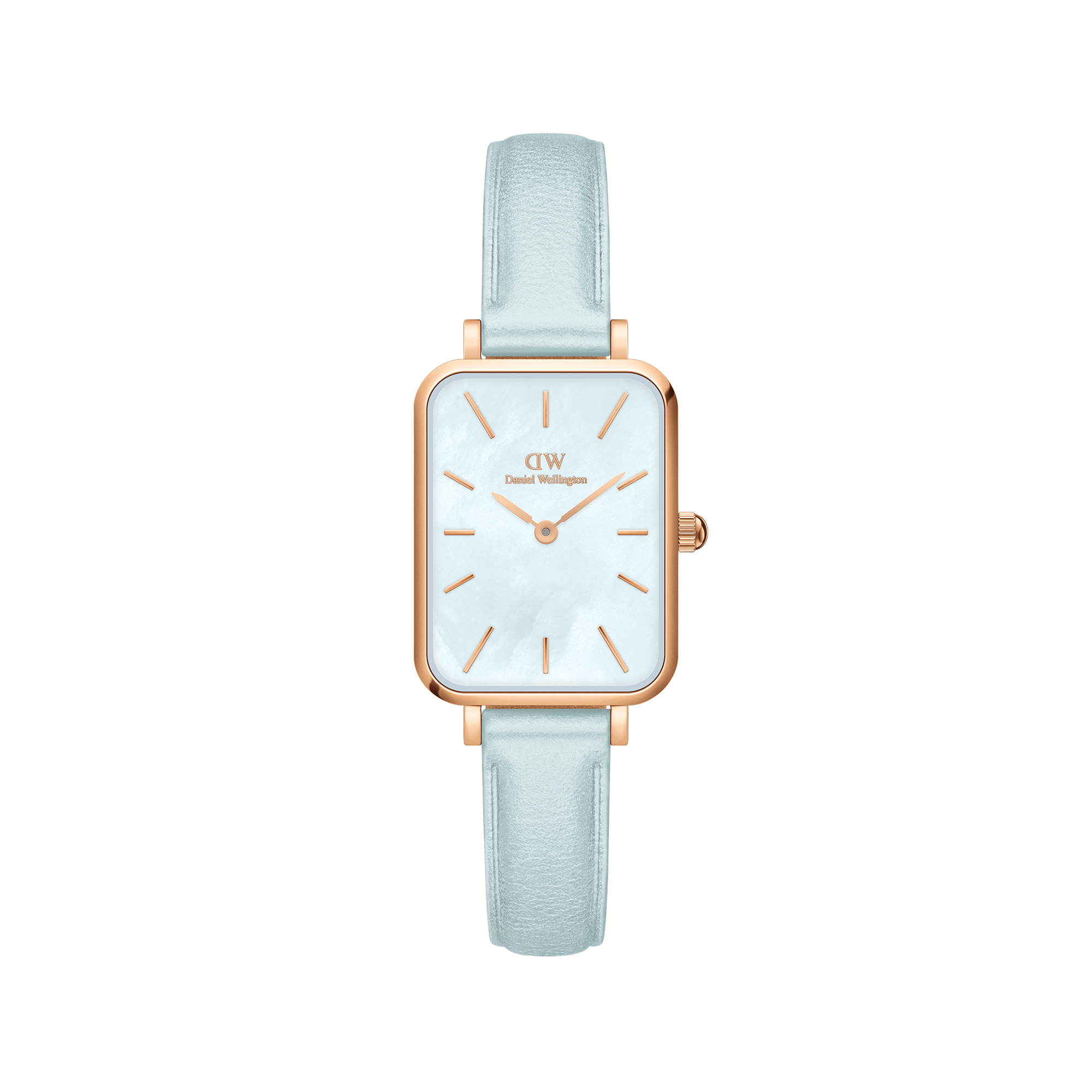 Bilde av Daniel Wellington Dw Watch Quadro Bluebell 20x26mm Rose Gold