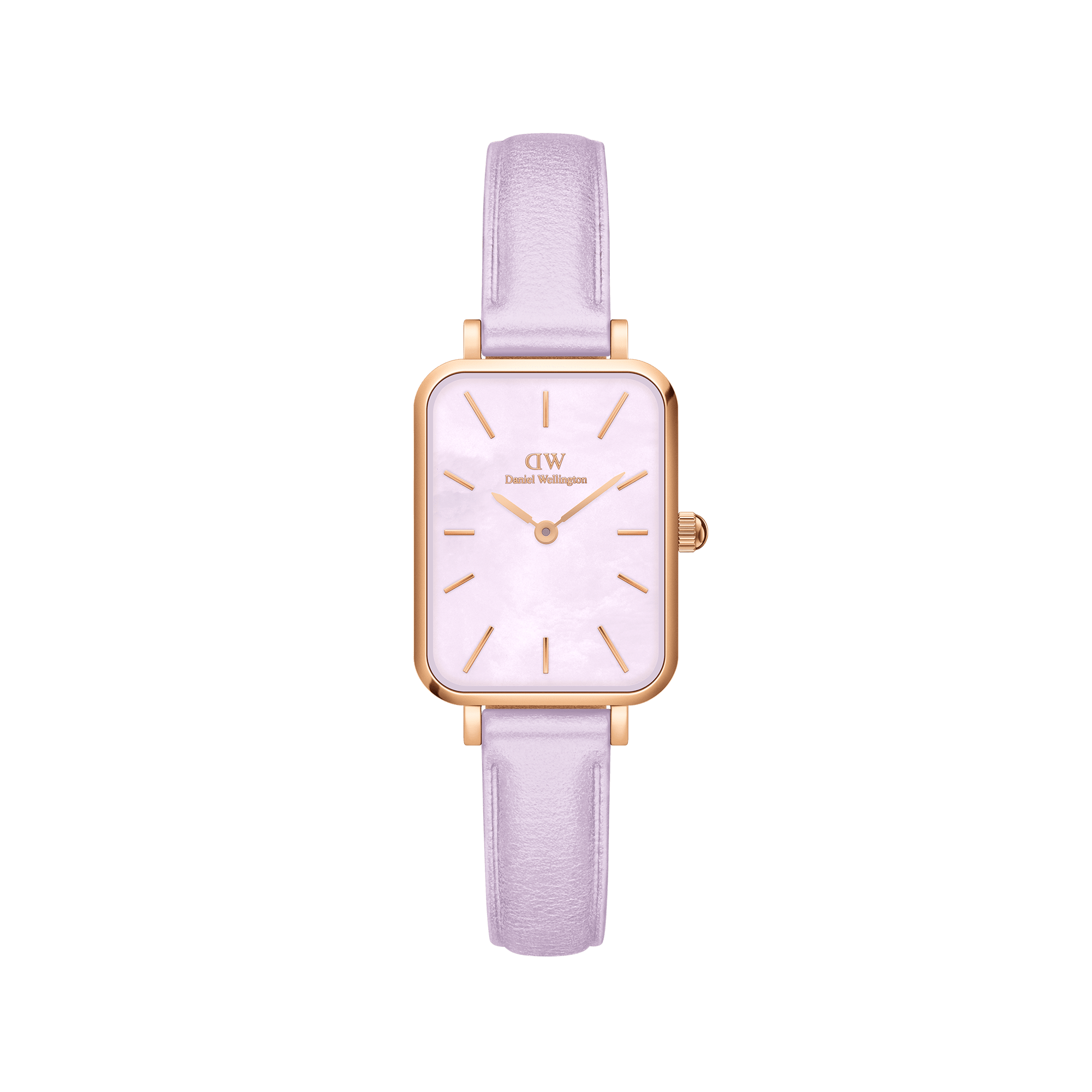 Bilde av Daniel Wellington Dw Watch Quadro Lavender Mop 20x26mm Rose Gold