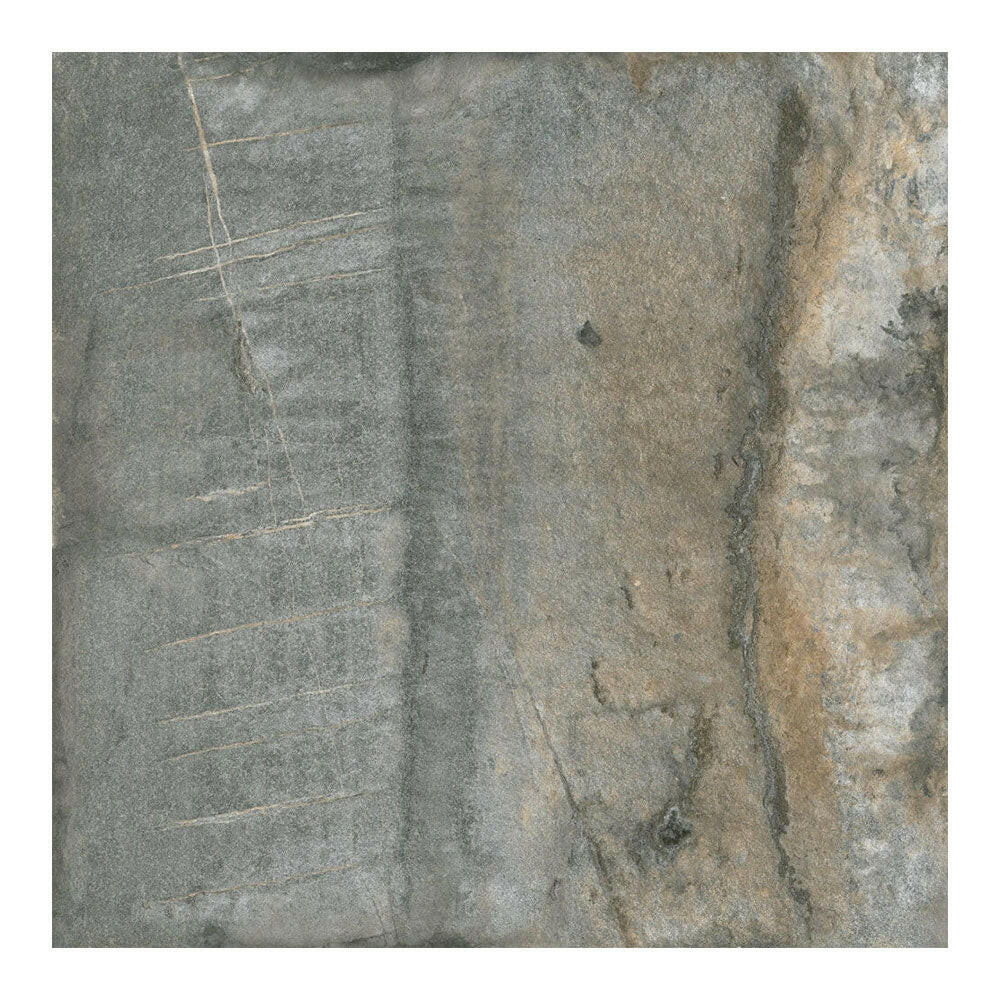 32x32 HCL Climb Gray Matte Travertine Look Porcelain Tile