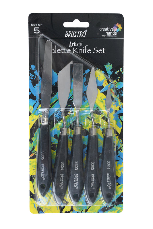 Plastic Palette Knife Set of 5