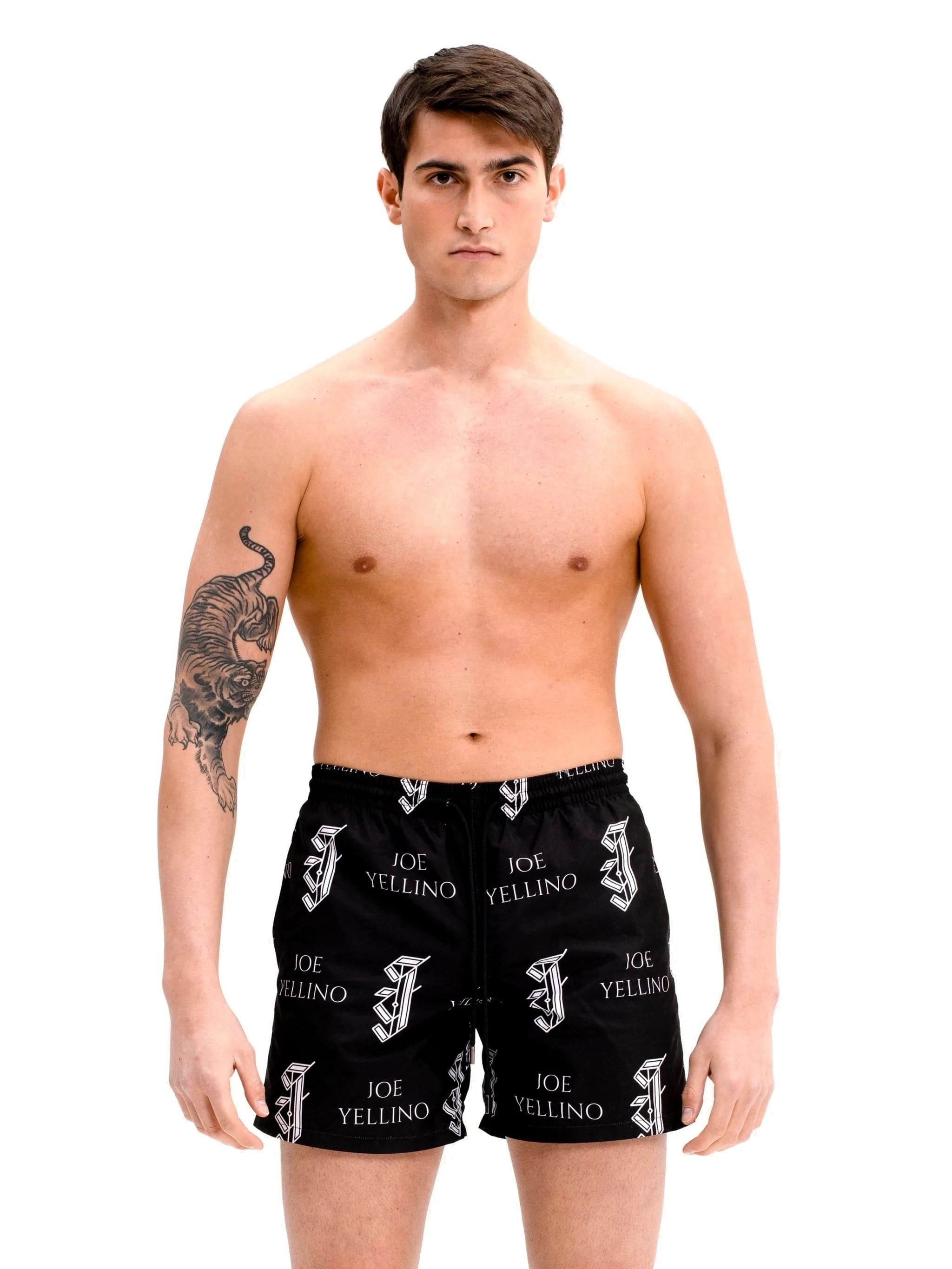 J Y Black Swim Shorts – J-Yellino