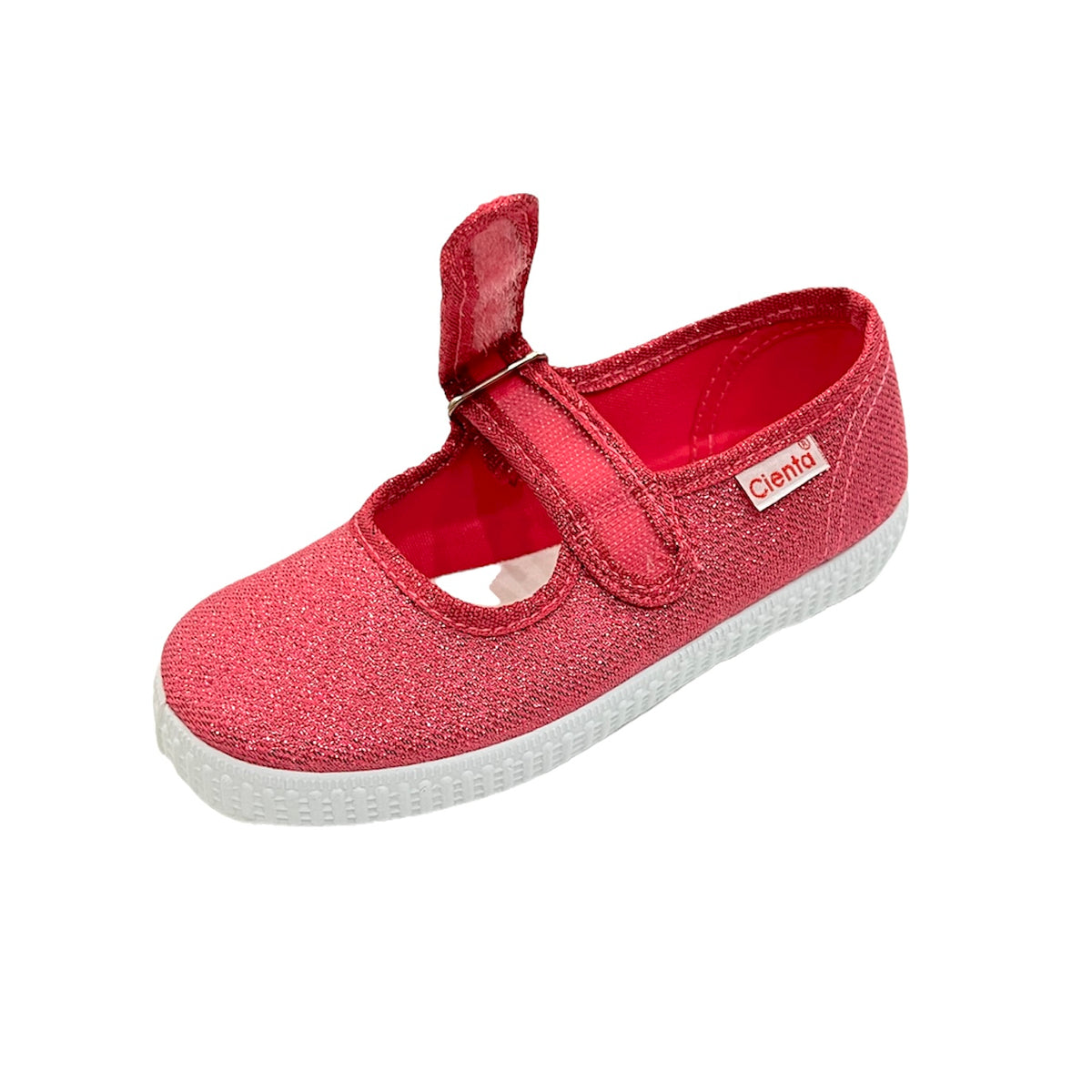 Cienta Kids Velcro Mary Jane #56013 - 12 | Fucshia (Hot Pink Shimmer ...