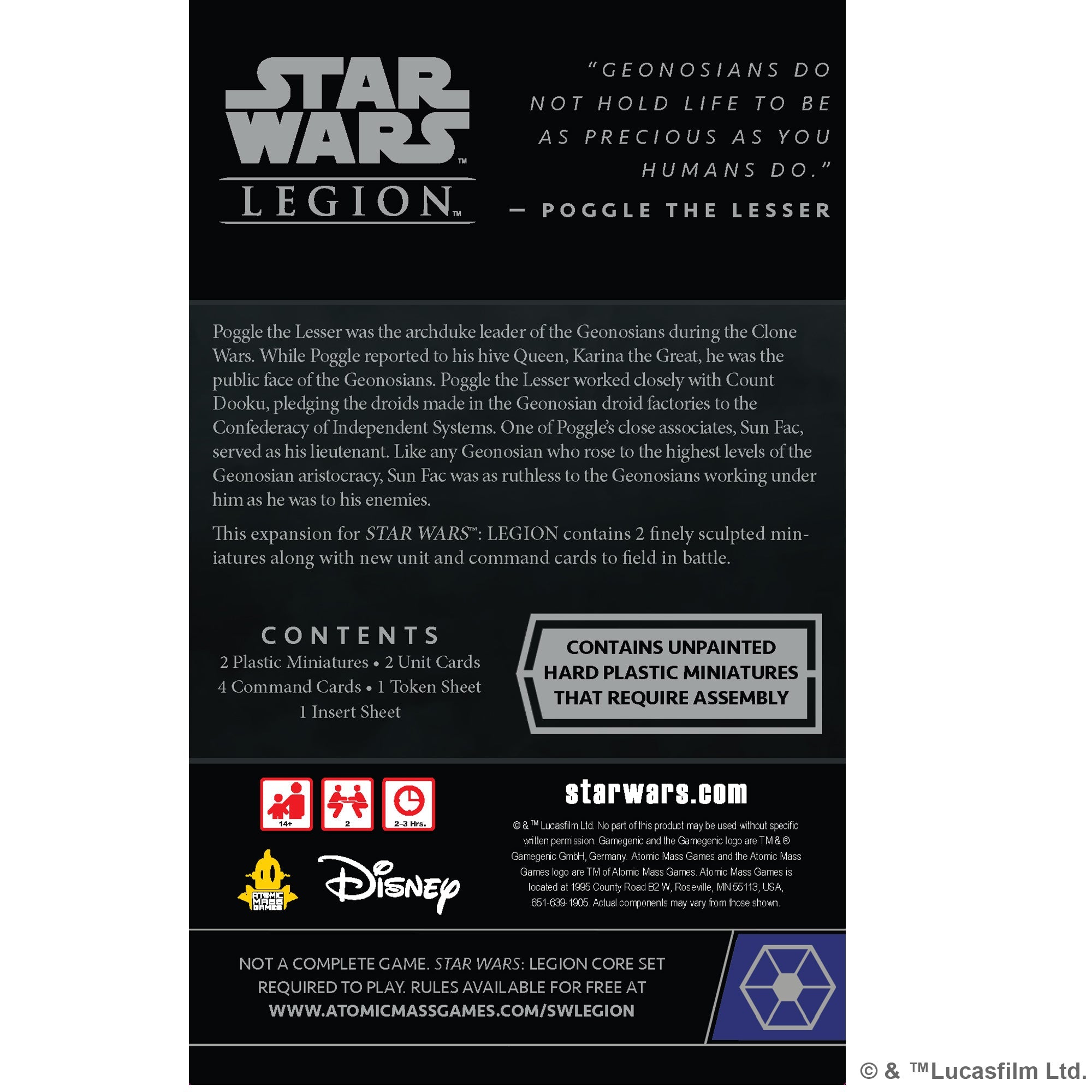 Star Wars: Legion - Geonosian Warriors Squad Pack